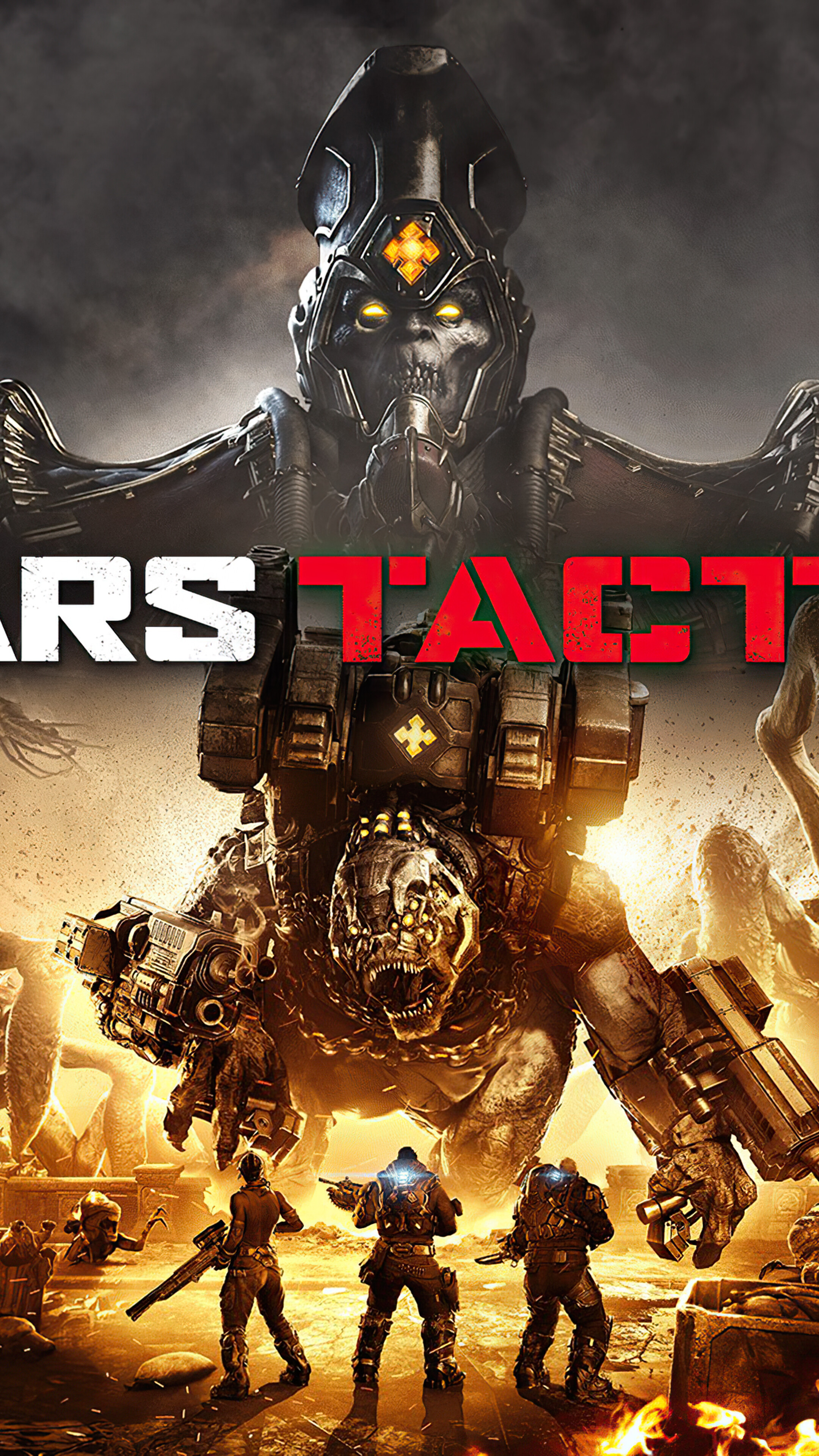 Gears Tactics 4K Key Art HD Phone Wallpaper