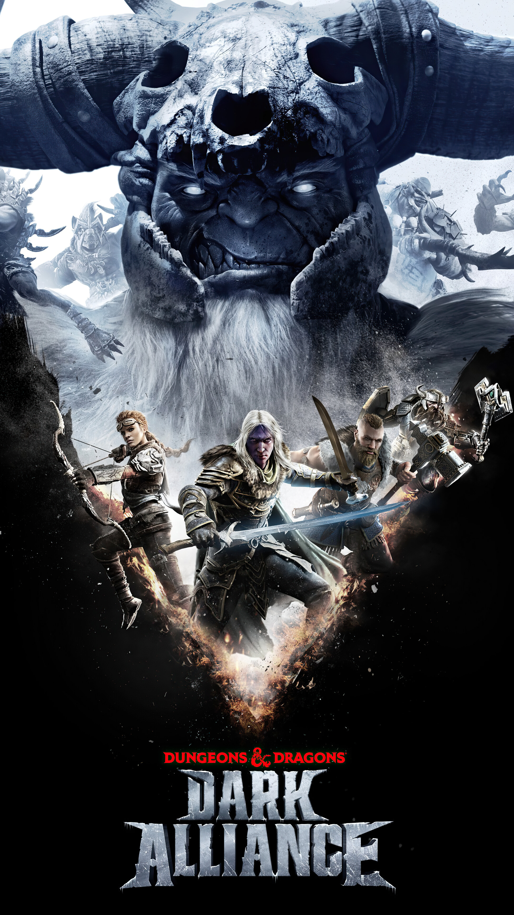 Dungeons & Dragons Dark Alliance Key Art 4K HD Phone Wallpaper