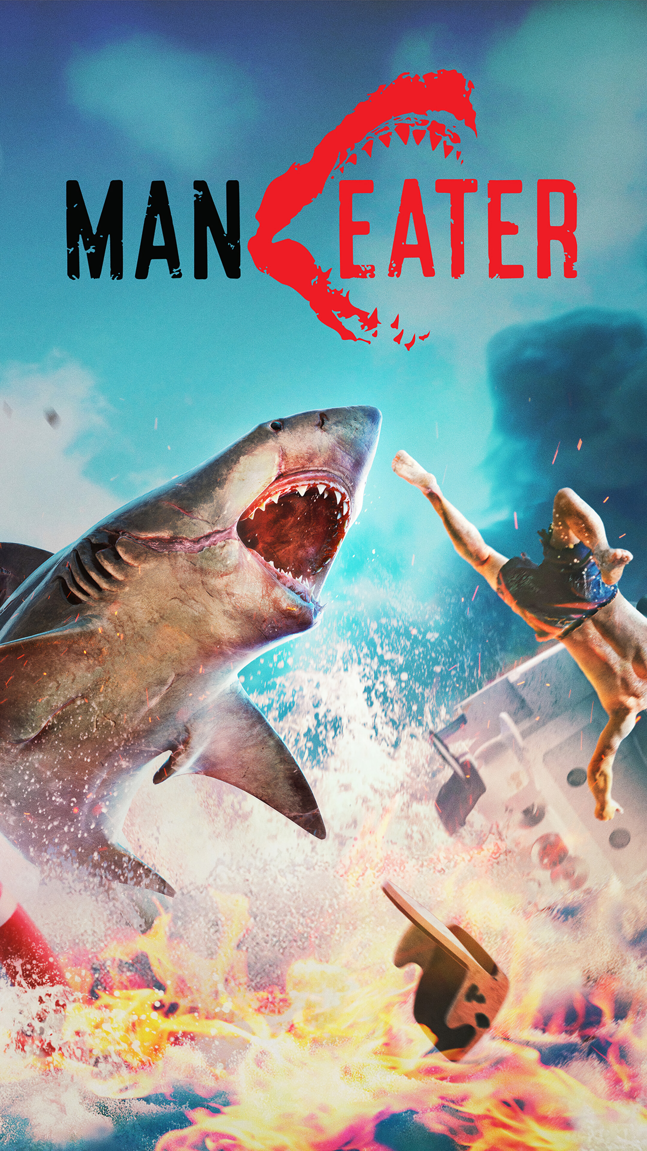 Man Eater, 4k HD Phone Wallpaper