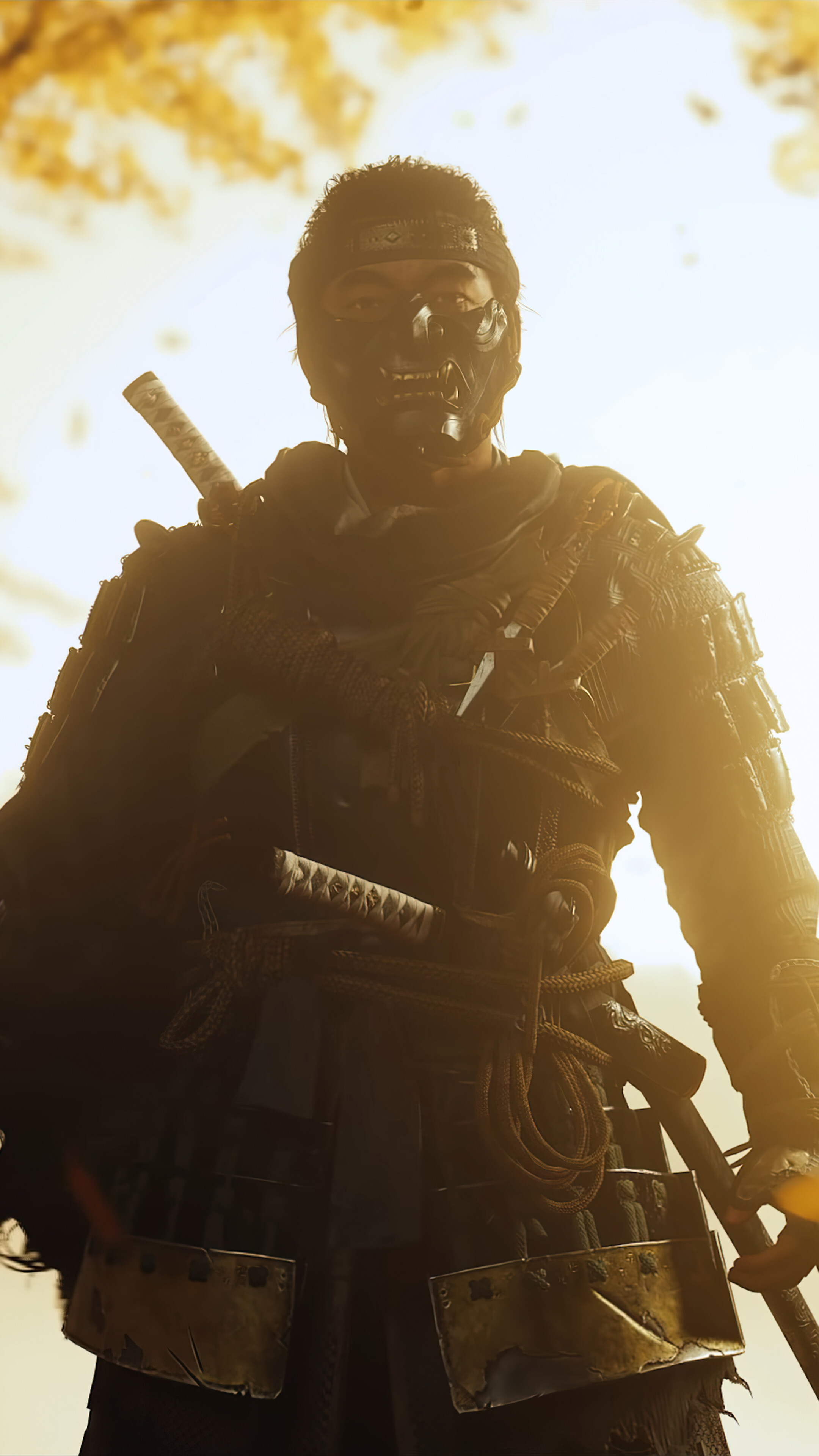 Jin Sakai from Ghost of Tsushima 4K HD Phone Wallpaper