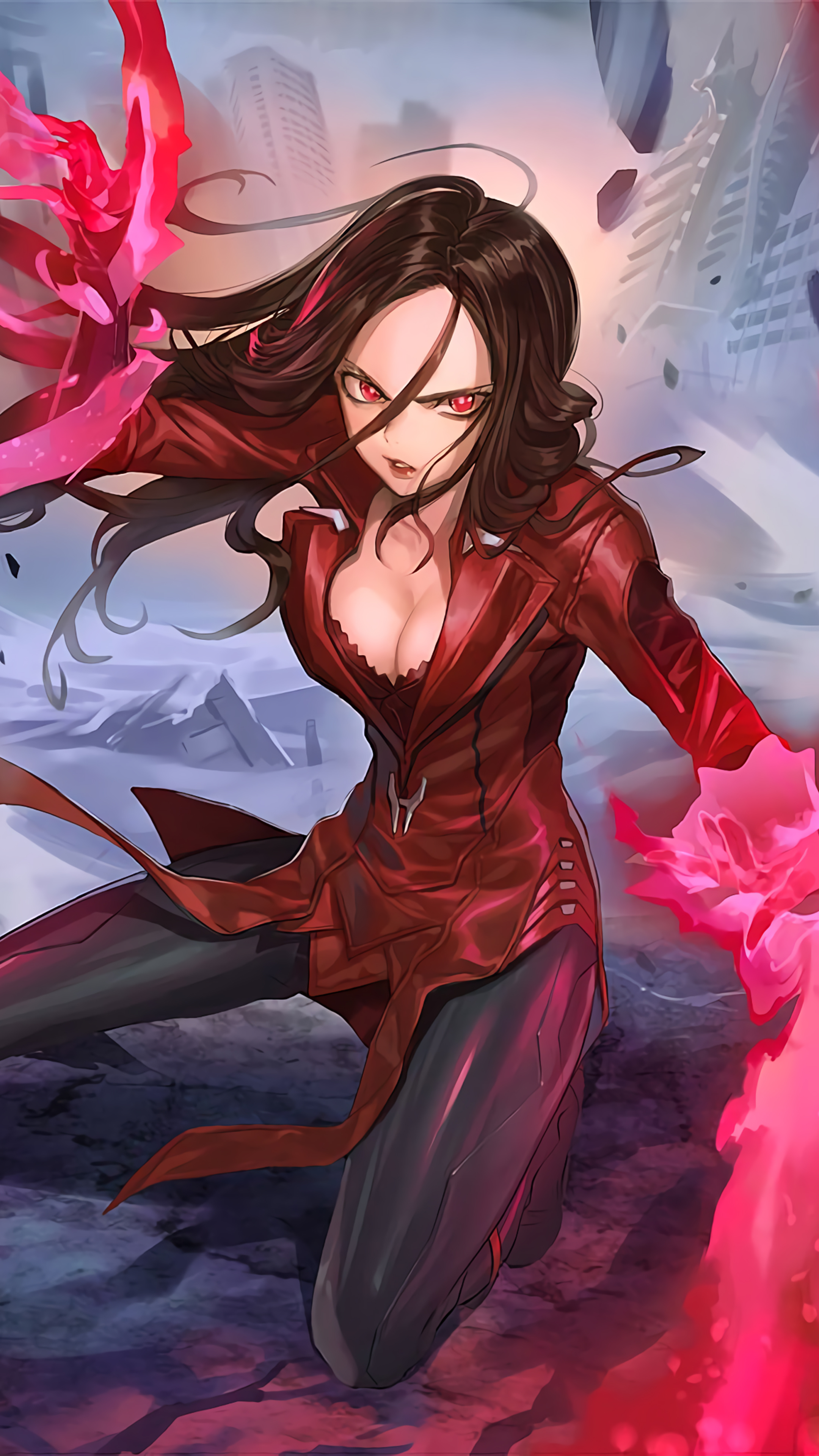 Scarlet Witch, 4k HD Phone Wallpaper
