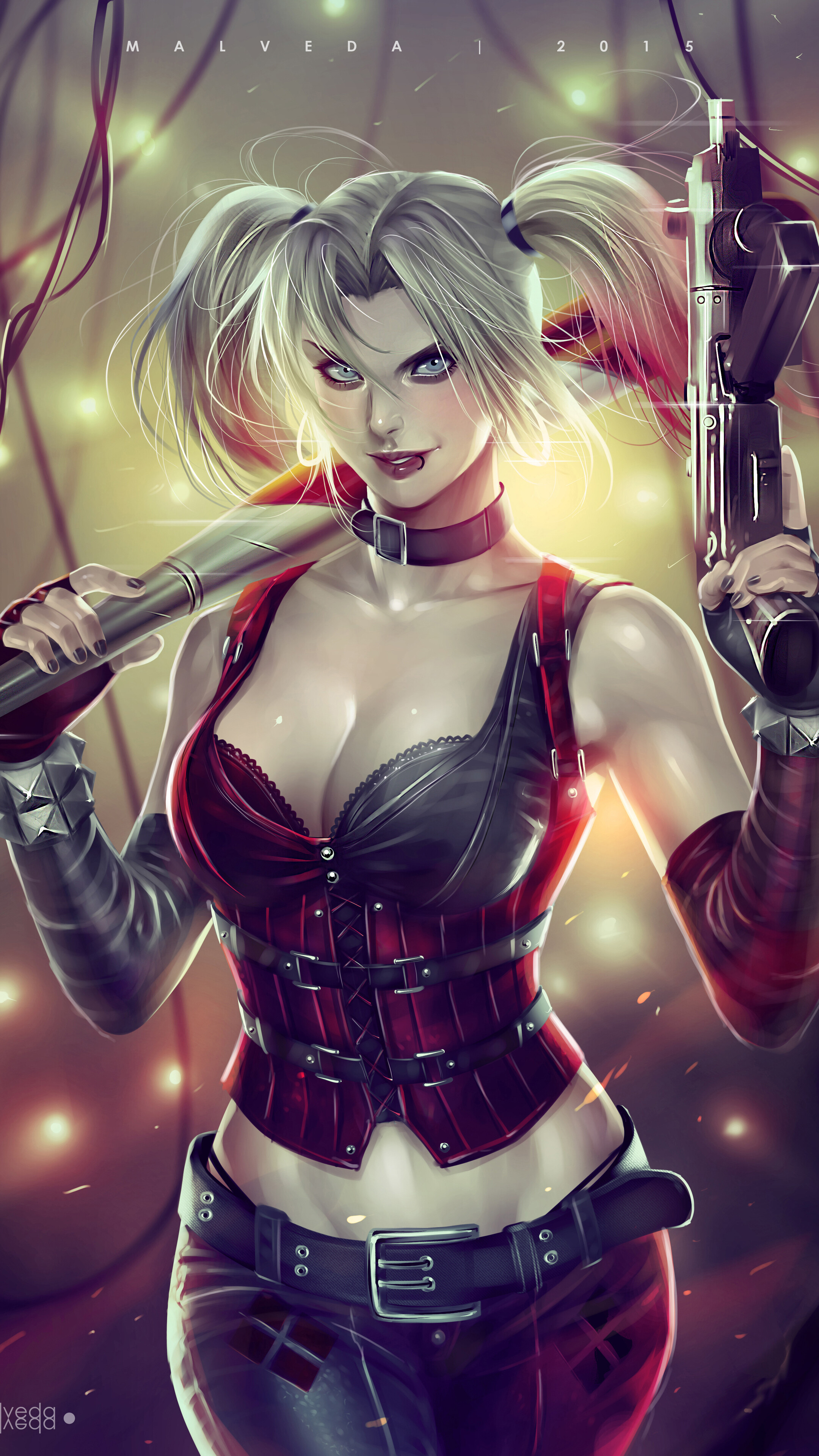 Harley Quinn from DC Comics 4K HD Phone Wallpaper