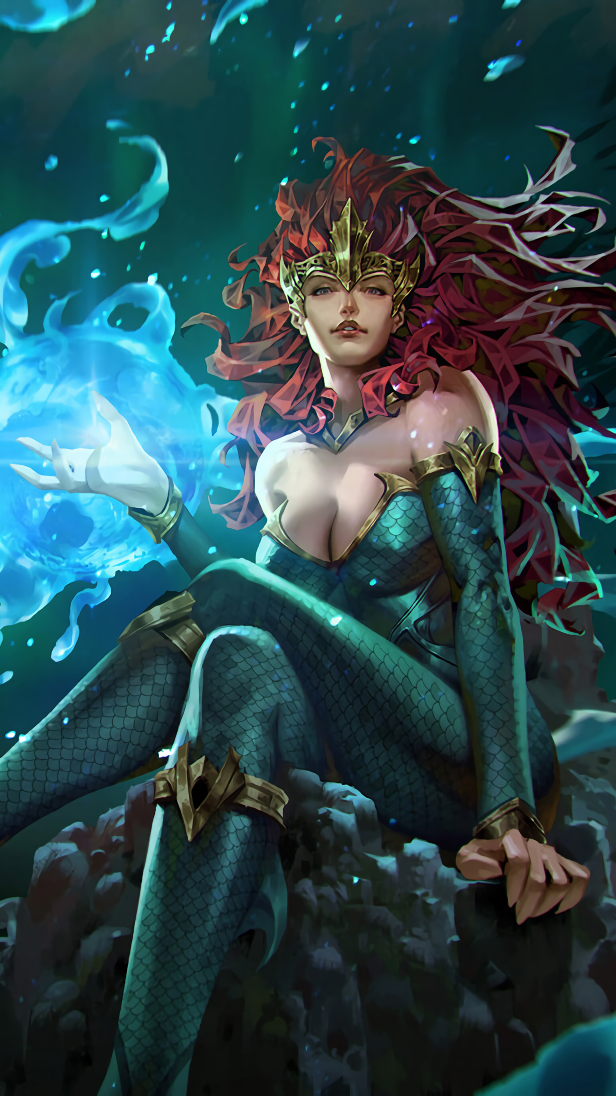 Mera from DC Comics 4K HD Phone Wallpaper
