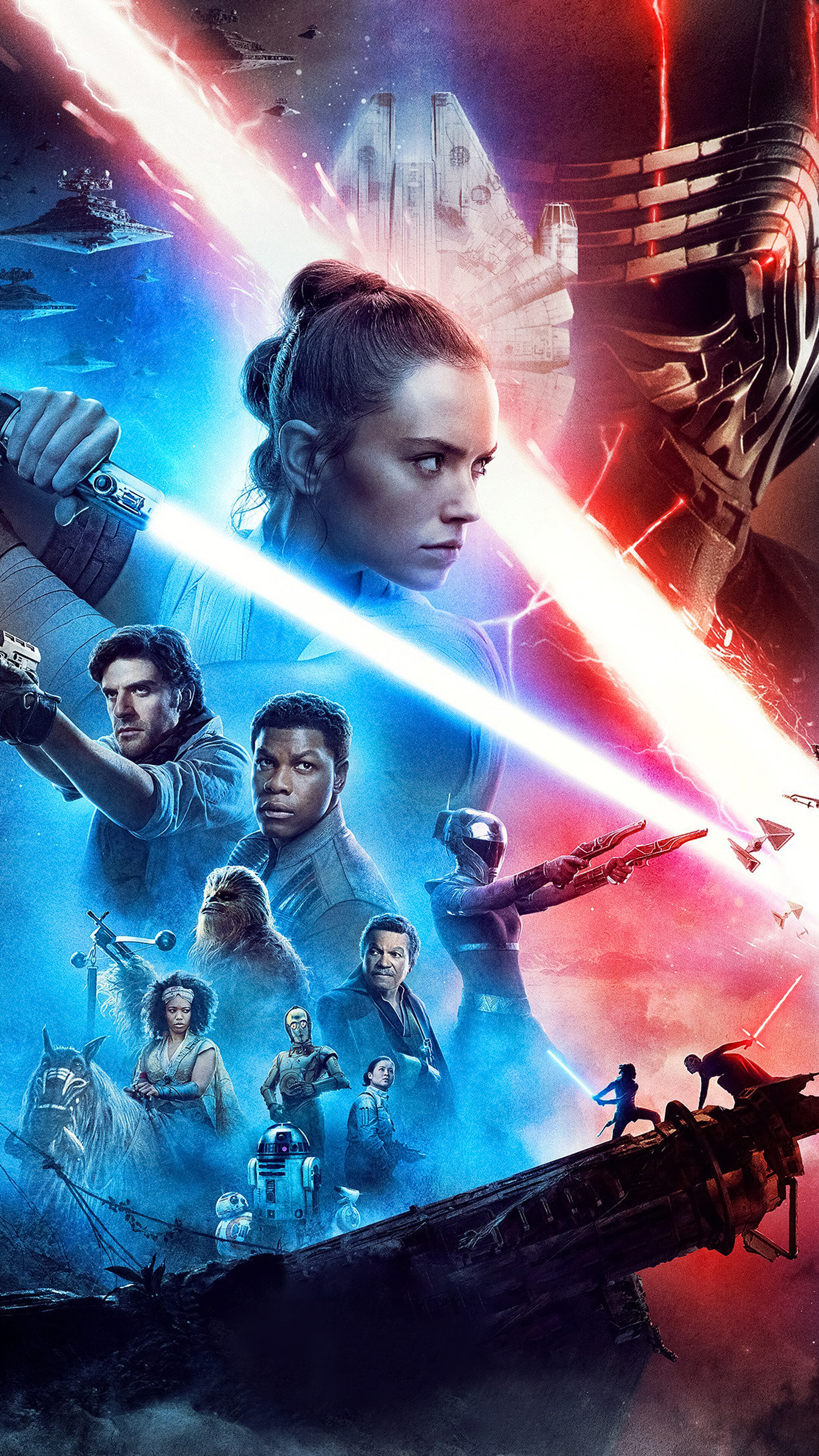 Star Wars The Rise of Skywalker Poster 4K HD Phone Wallpaper