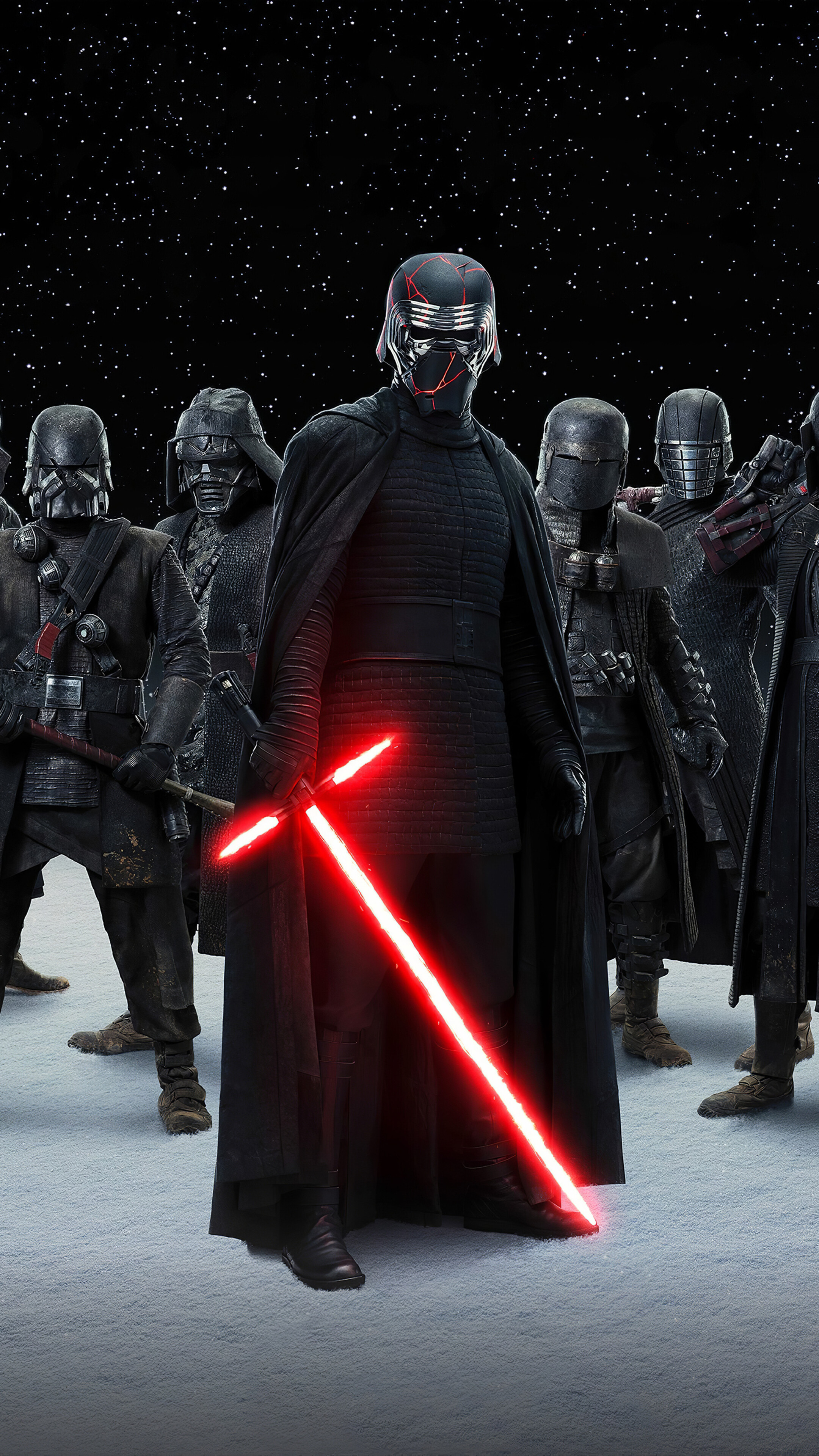 Kylo Ren and the Knights of Ren from Star Wars 4K HD Phone Wallpaper