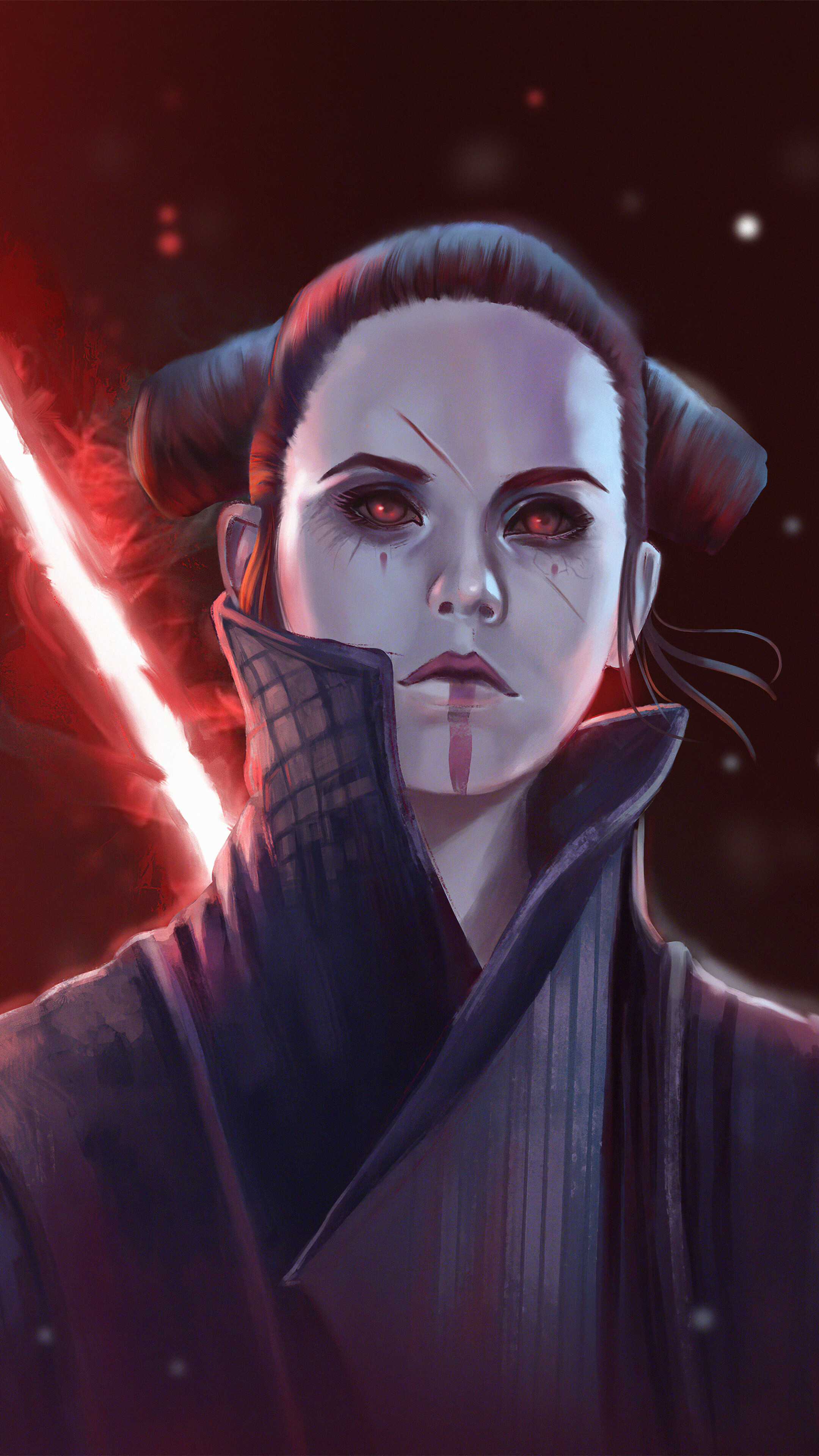 Rey from Star Wars, Dark Side, 4K HD Phone Wallpaper