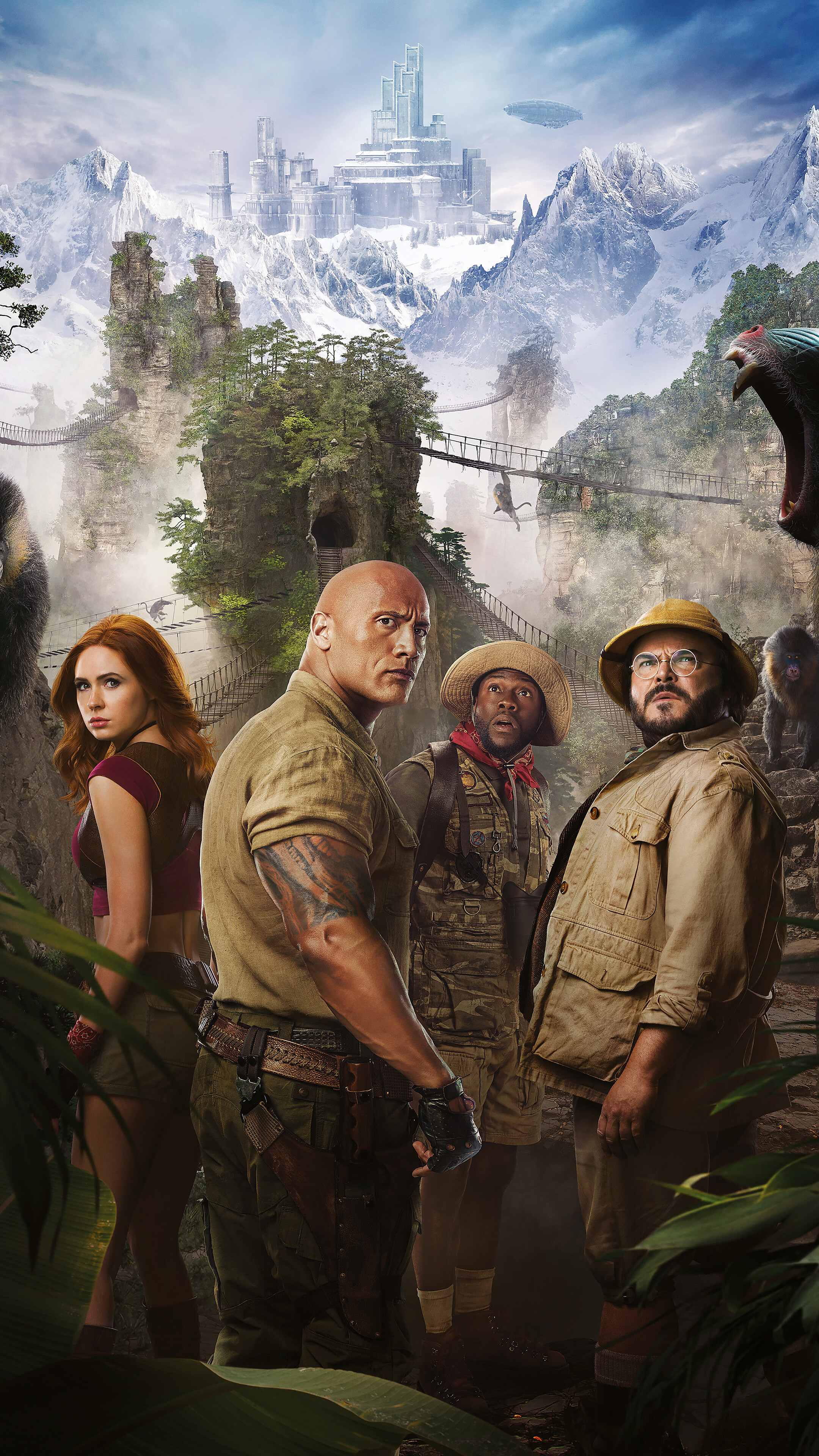 Jumanji The Next Level Poster 4K HD Phone Wallpaper