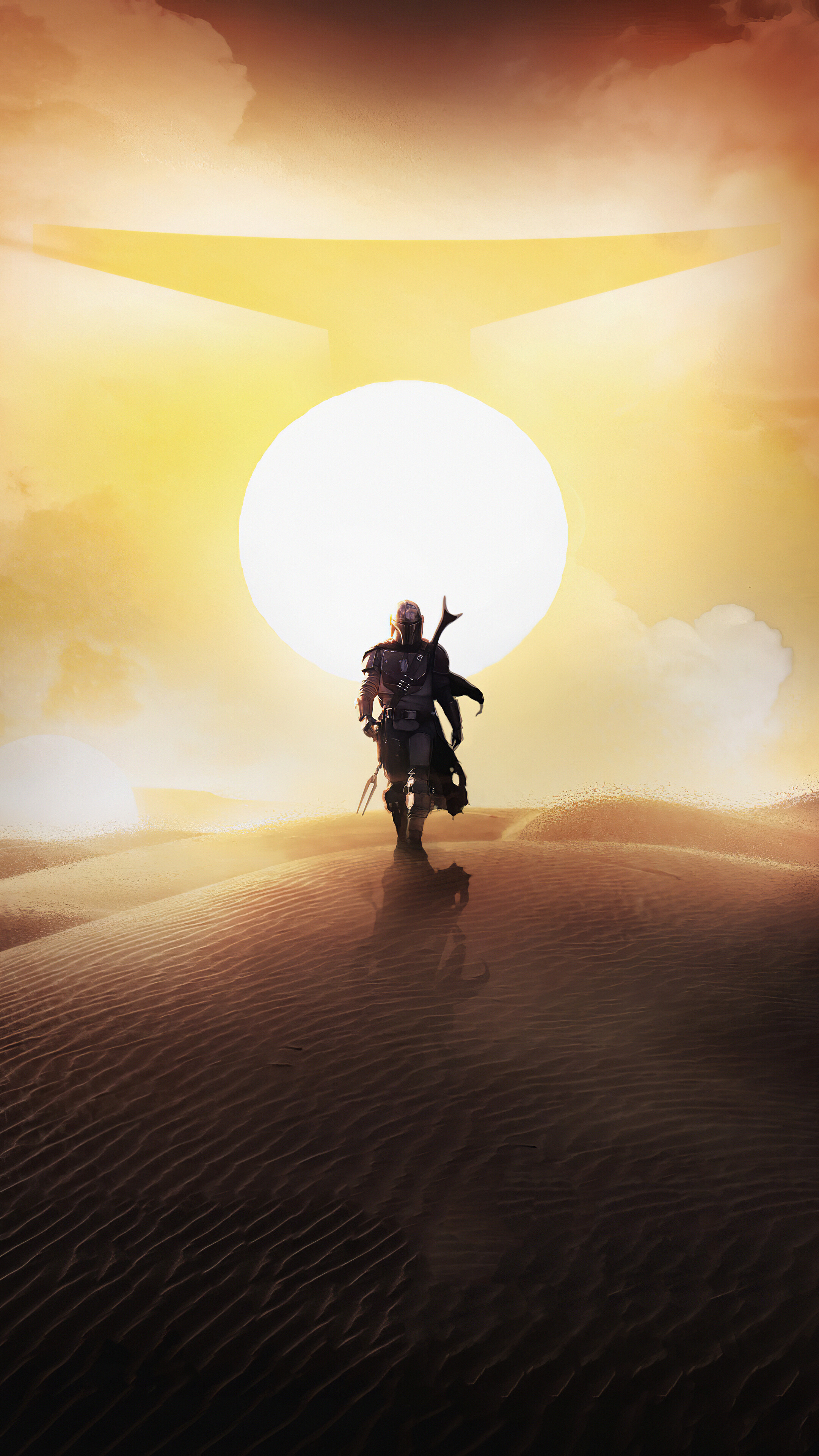 The Mandalorian Poster 4K HD Phone Wallpaper