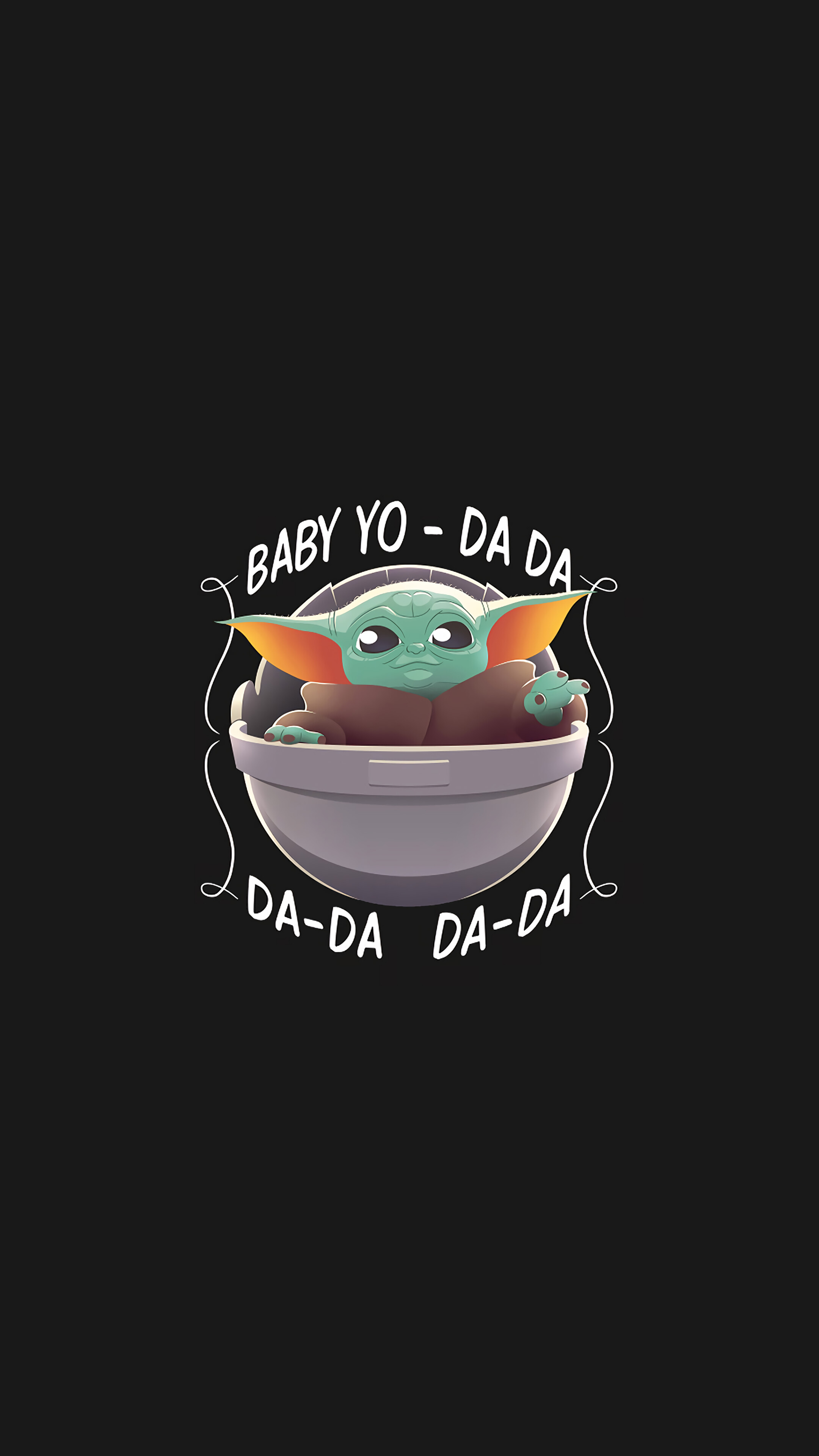 Baby Yoda from The Mandalorian 4K HD Phone Wallpaper