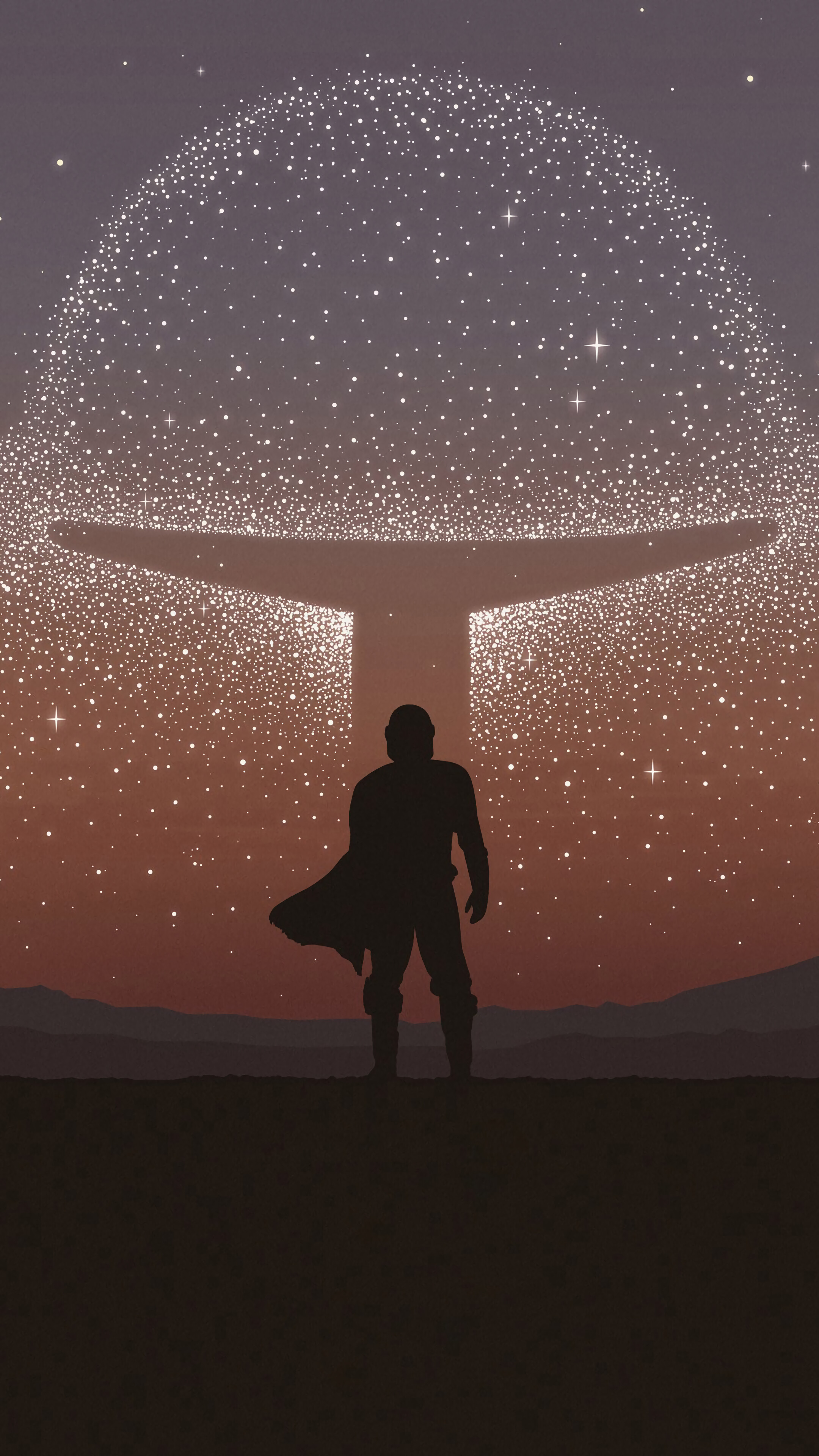 The Mandalorian 4K Poster HD Phone Wallpaper