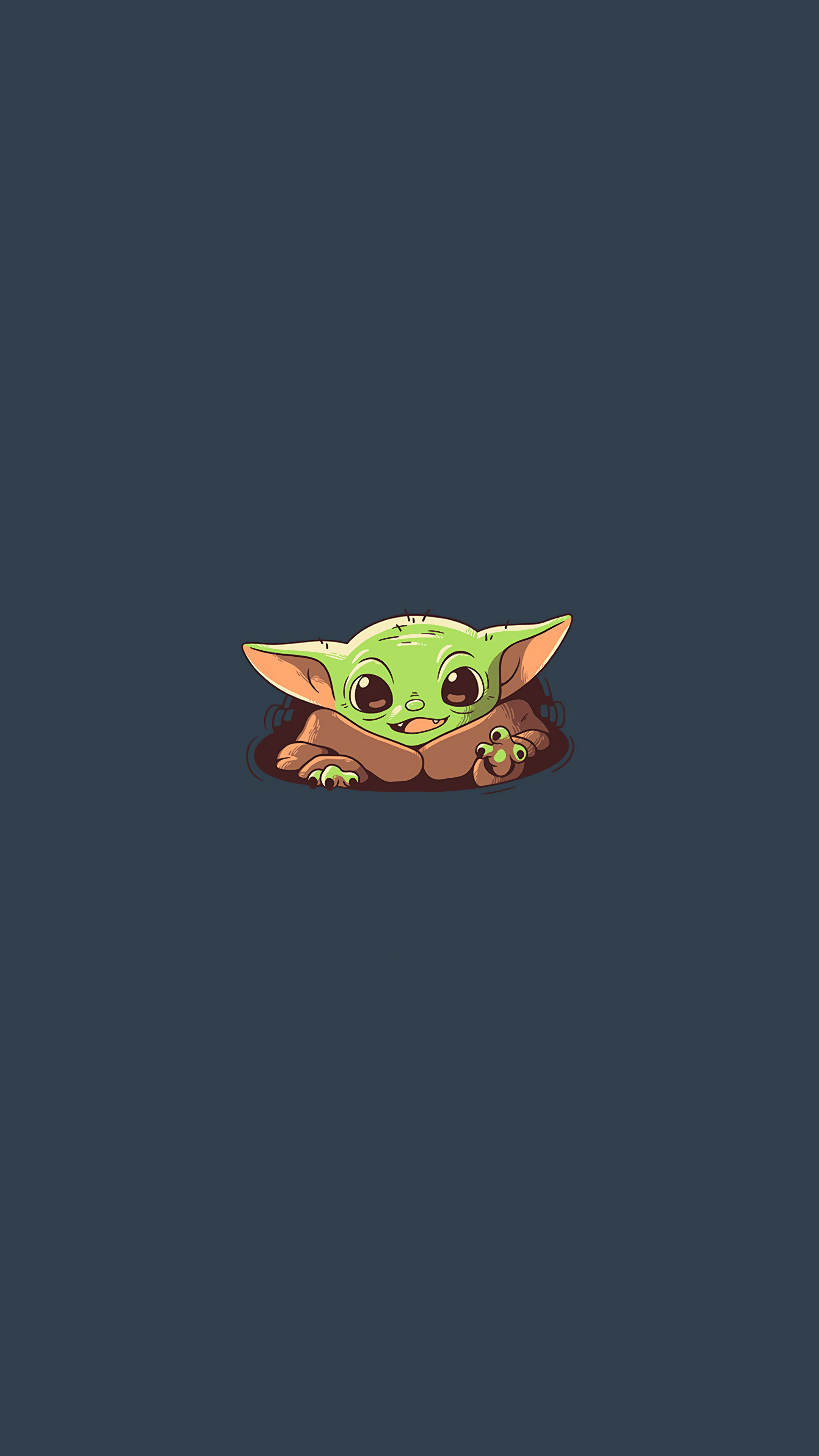 Baby Yoda from The Mandalorian 4K HD Phone Wallpaper