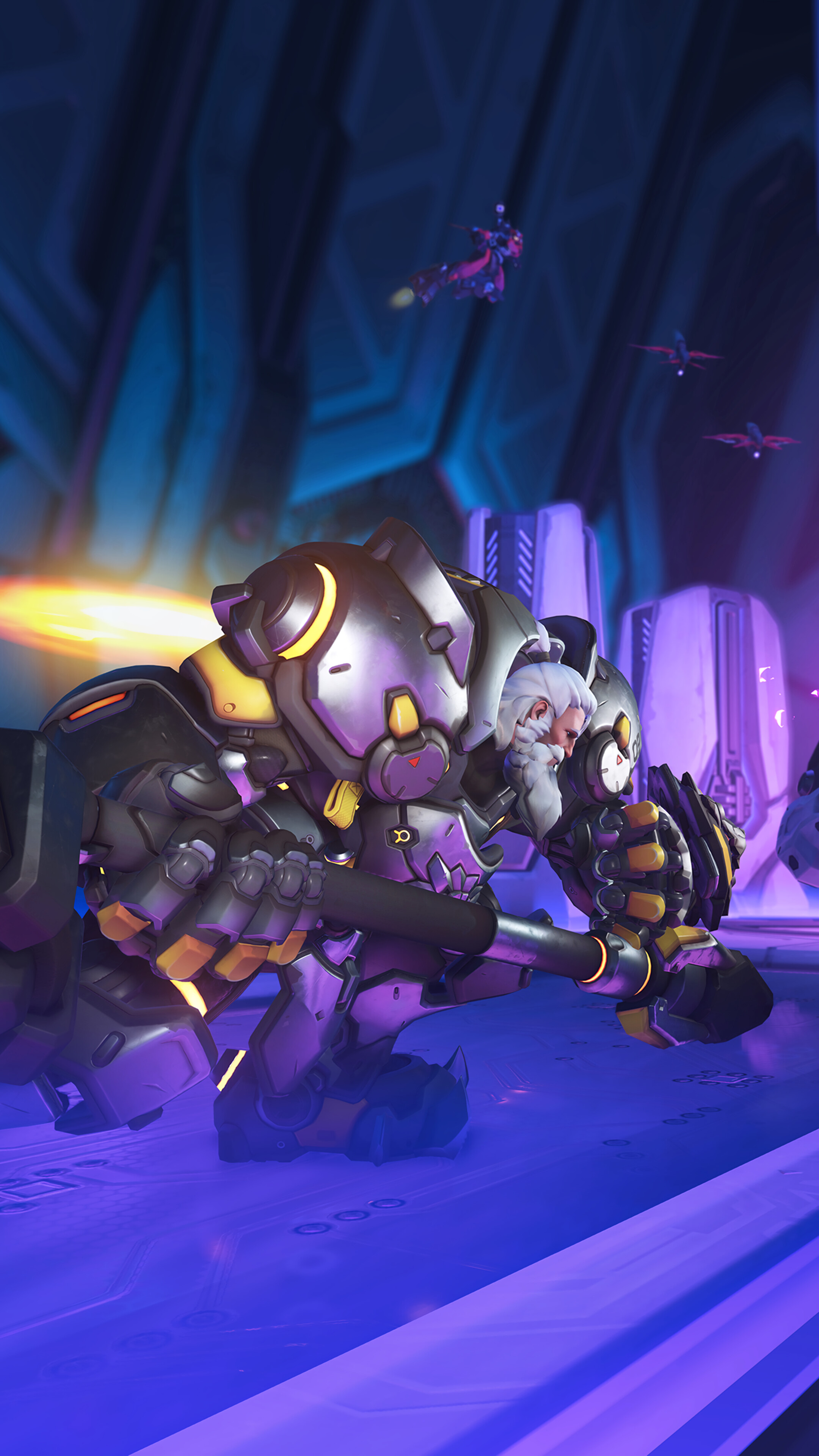 Reinhardt from Overwatch 2 in 4K HD Phone Wallpaper