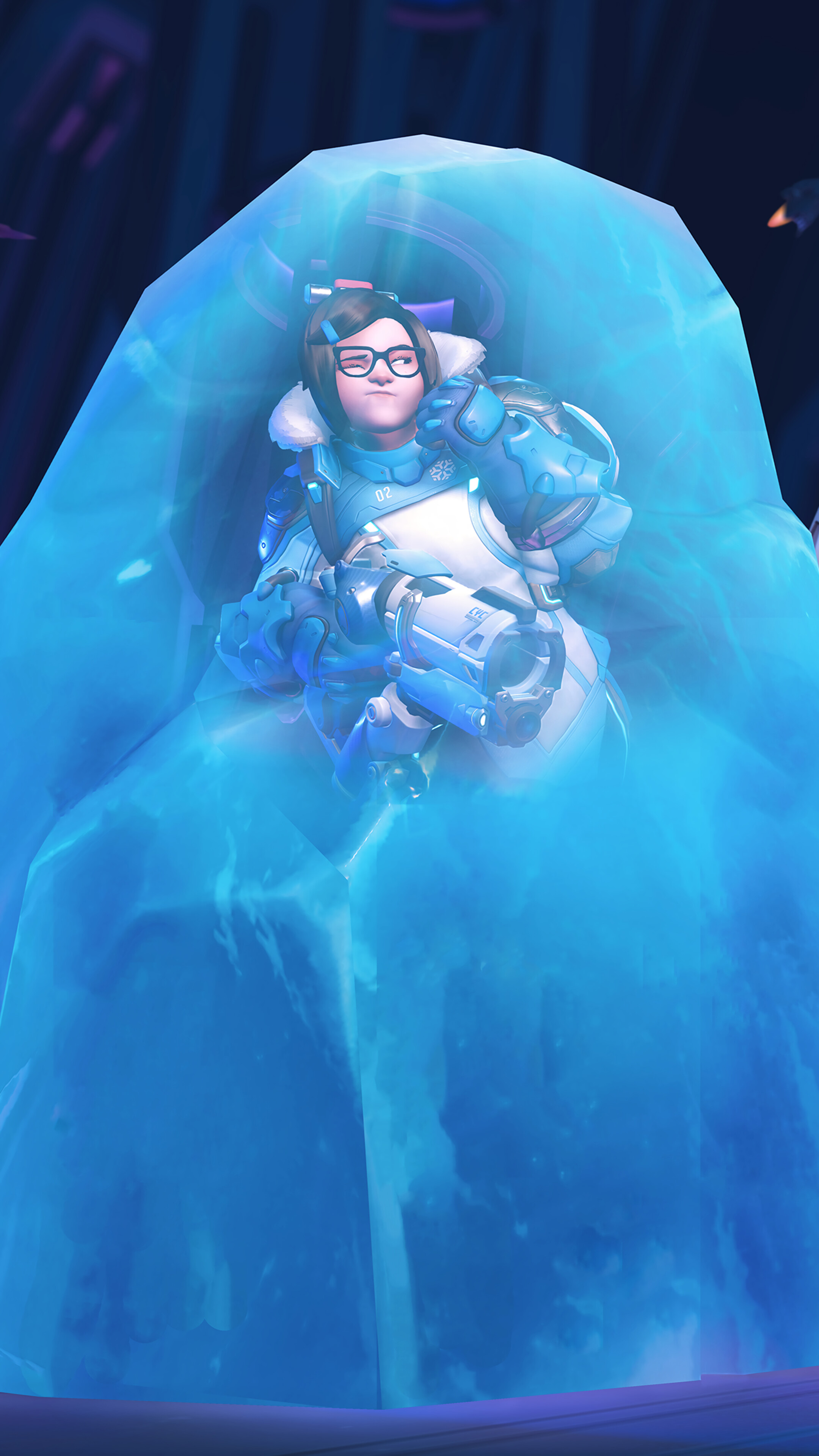 Mei from Overwatch 2 in ice HD Phone Wallpaper
