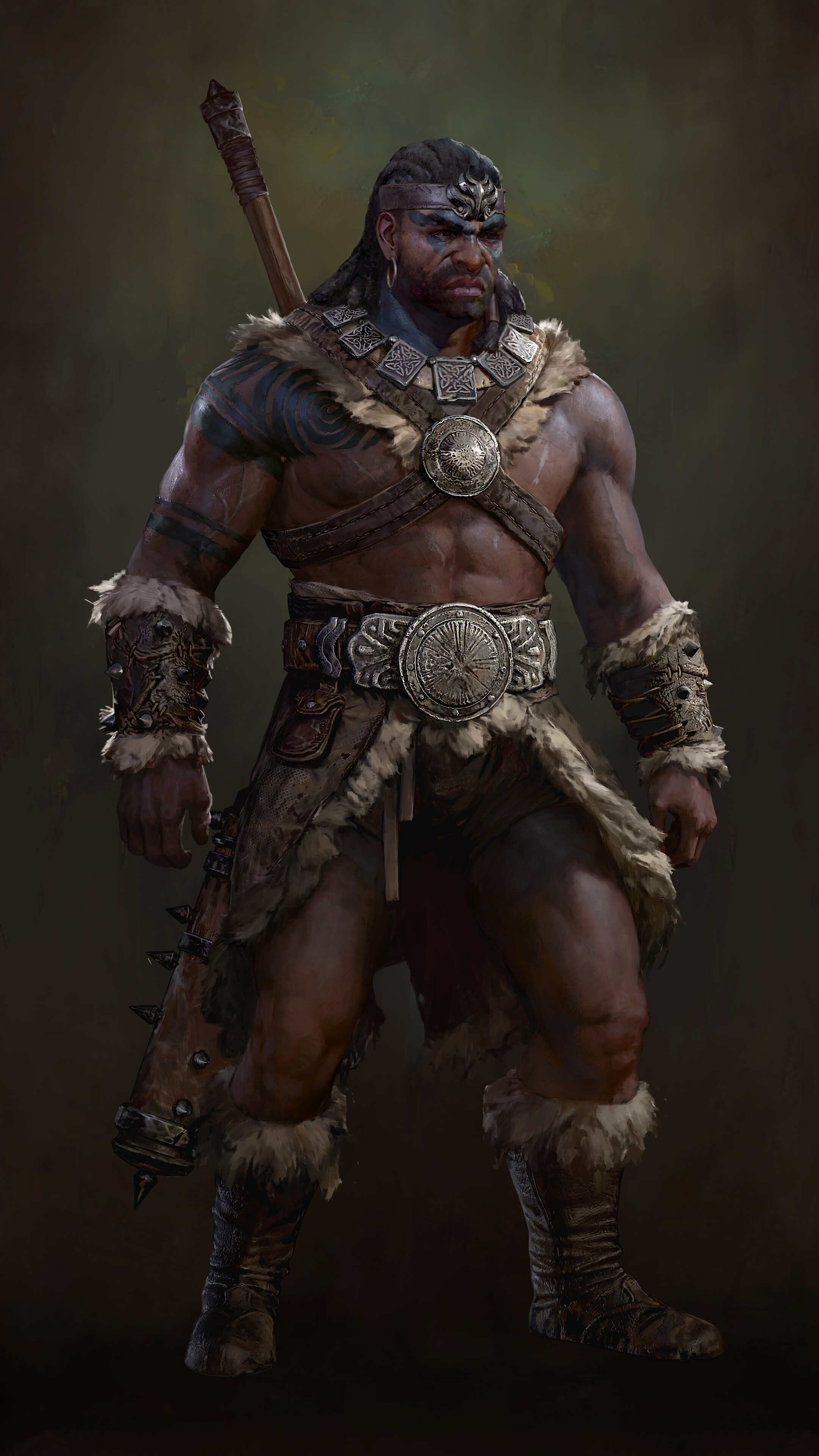 Barbarian from Diablo IV HD Phone Wallpaper