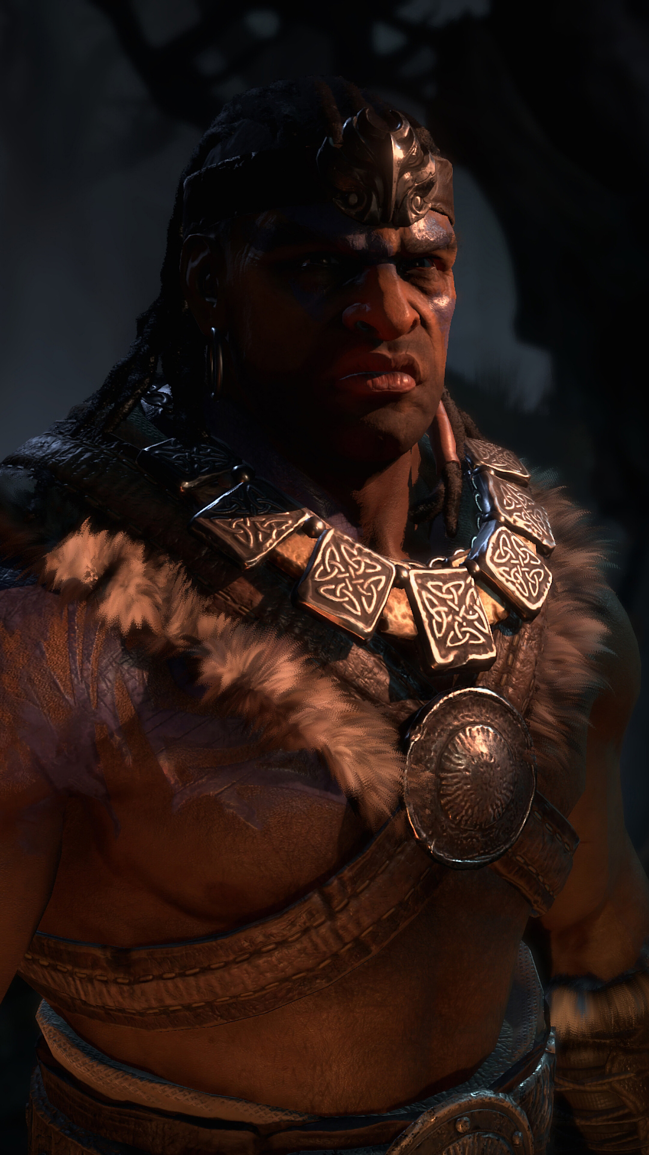 Barbarian from Diablo 4 HD Phone Wallpaper