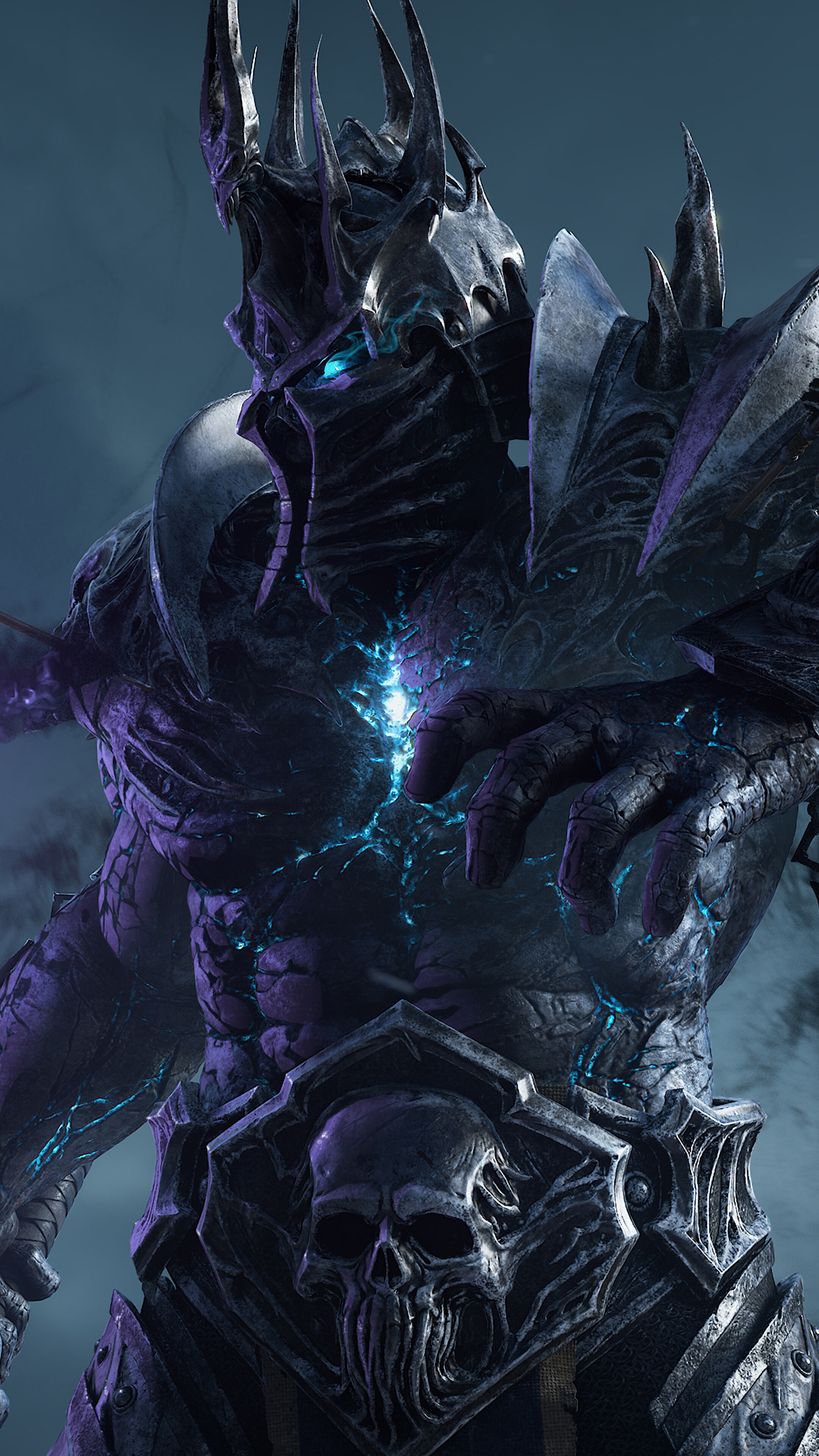 Lich King, World of Warcraft Shadowlands, 4k HD Phone Wallpaper