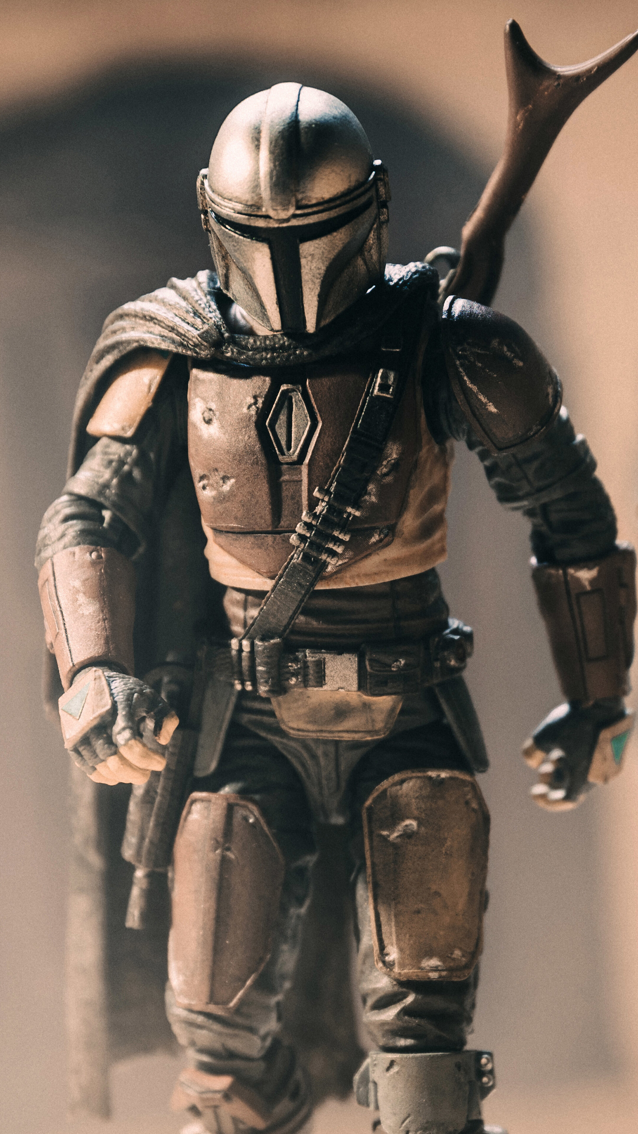 The Mandalorian action figure HD Phone Wallpaper