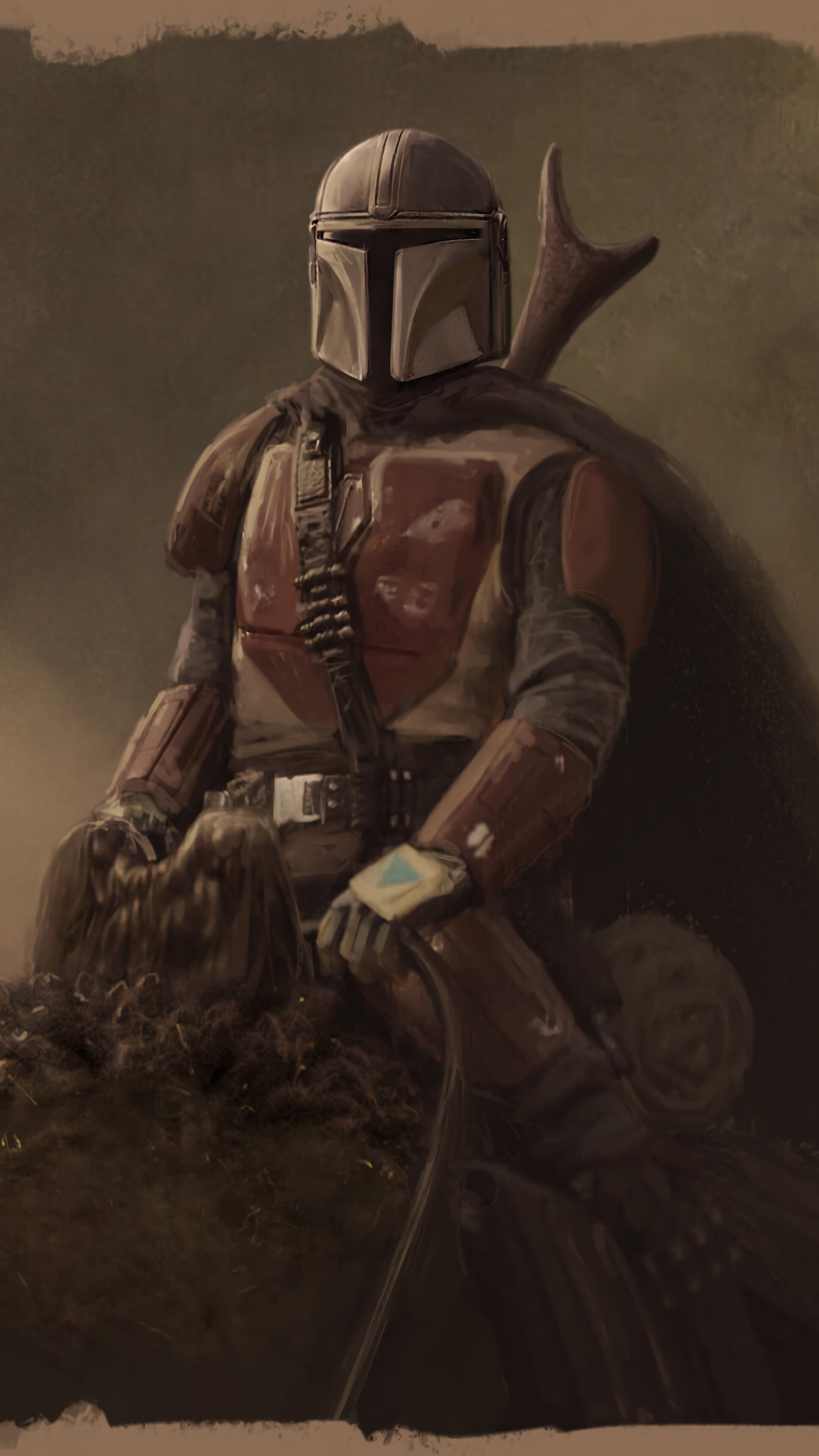 The Mandalorian in 4K HD Phone Wallpaper