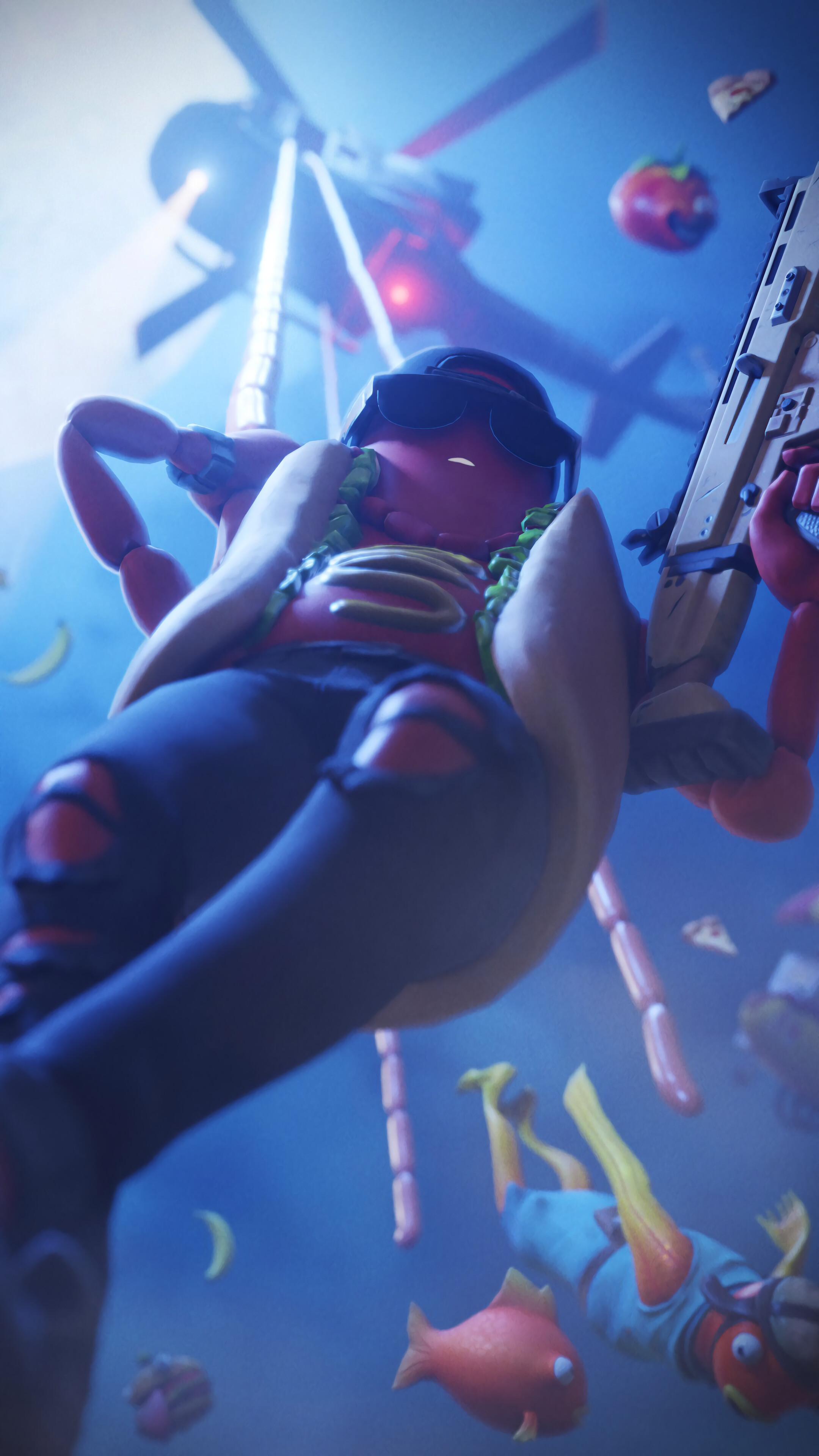 The Brat from Fortnite 4K HD Phone Wallpaper