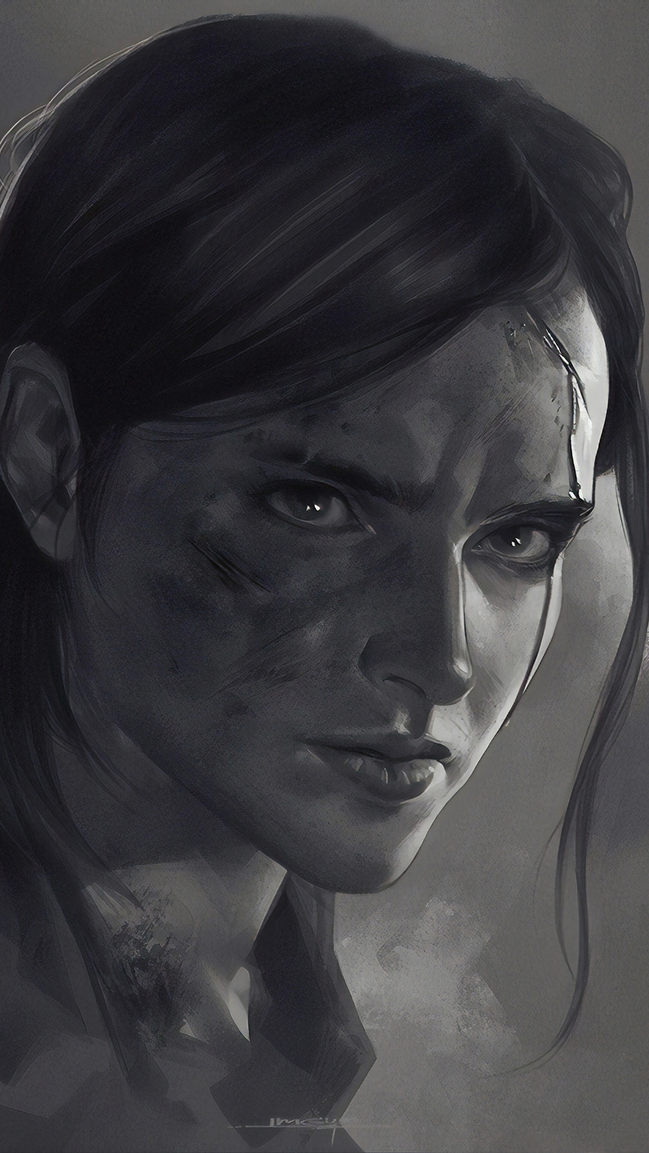 Ellie from The Last of Us Part 2 4K HD Phone Wallpaper