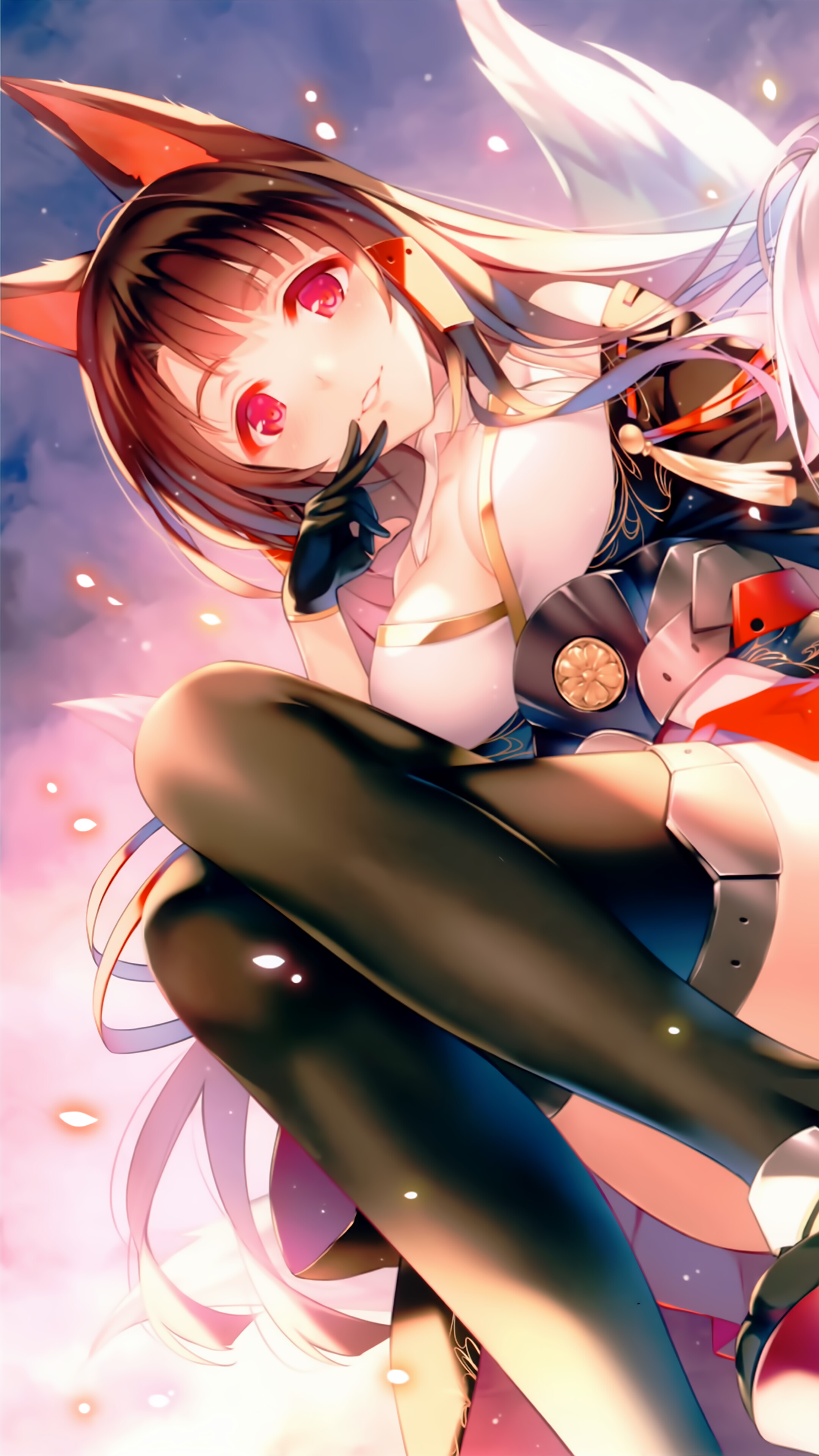 Azur Lane Akagi and Shoukaku 4K HD Phone Wallpaper