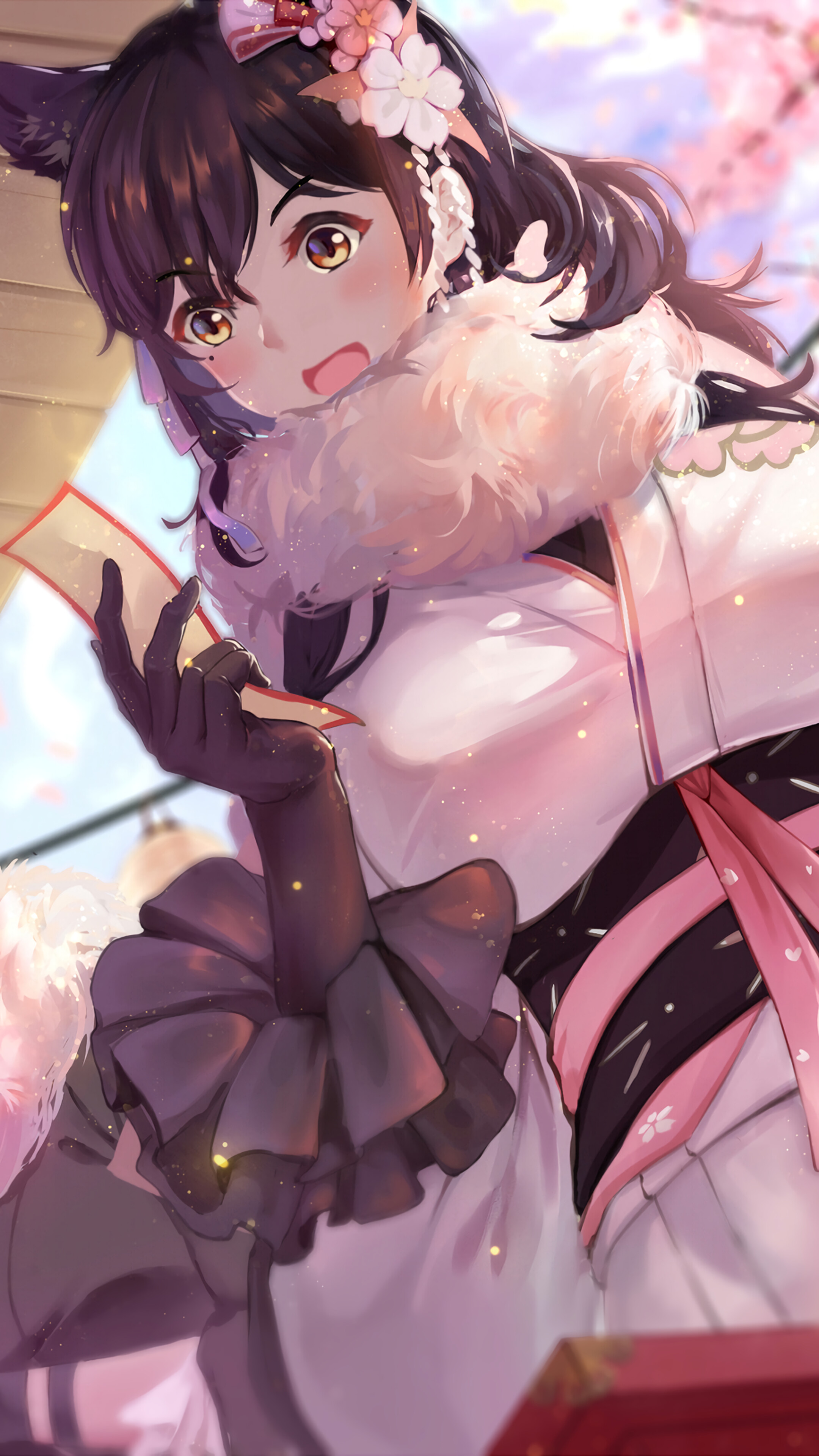 Azur Lane Takao Anime Girl 4K HD Phone Wallpaper