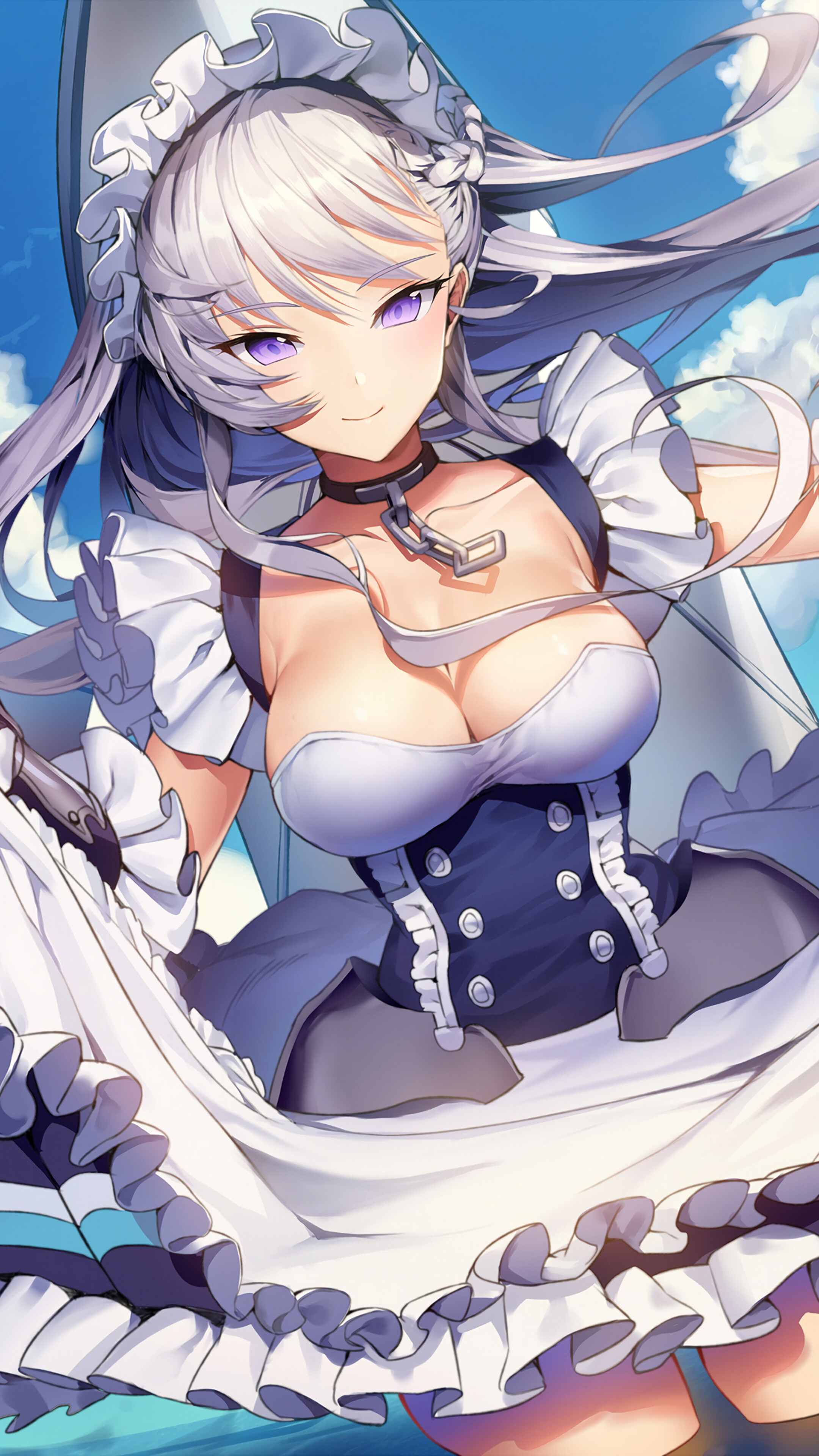 Azur Lane, Belfast, Anime Girl, 4k HD Phone Wallpaper