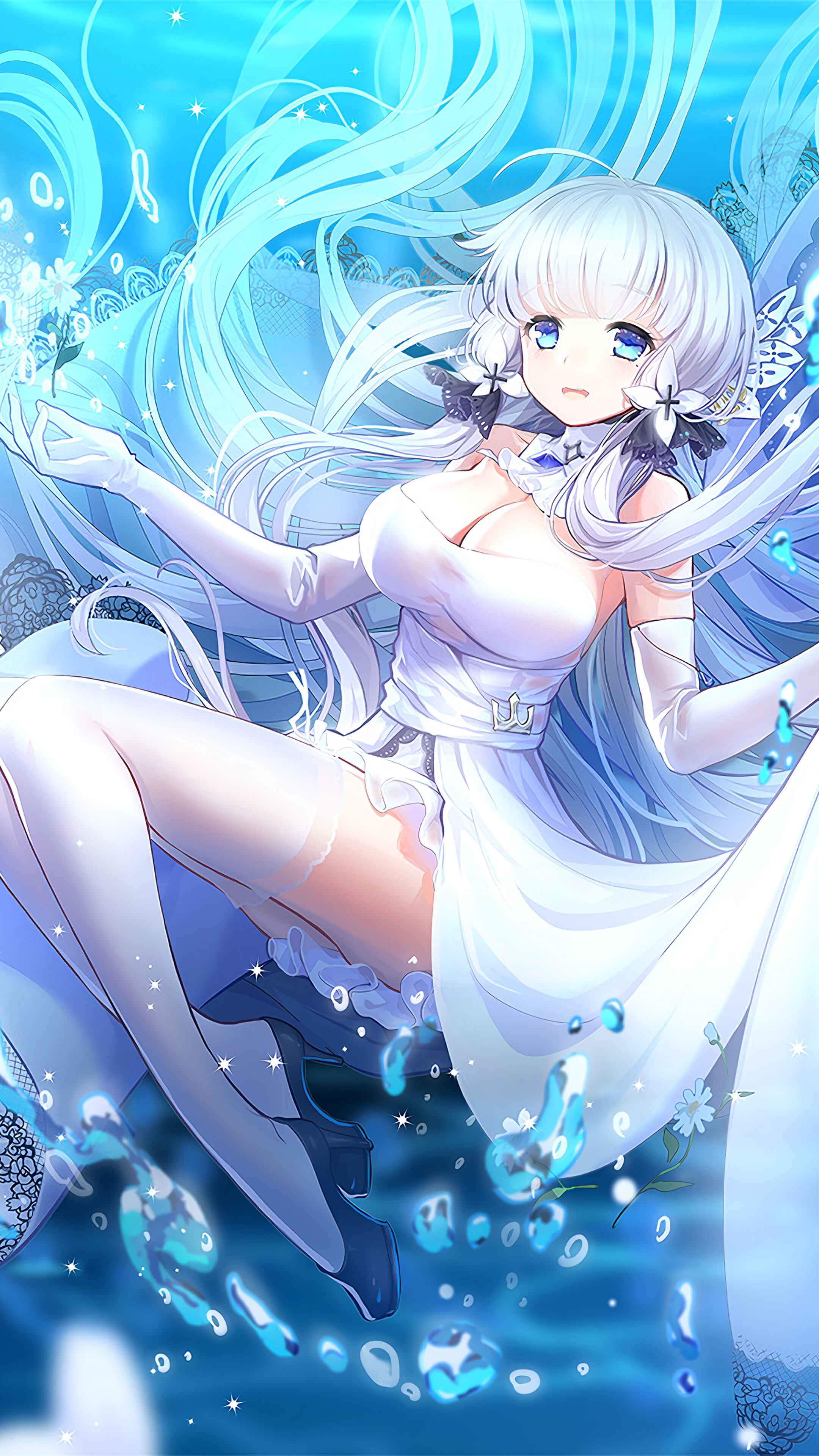 Illustrious from Azur Lane 4K HD Phone Wallpaper