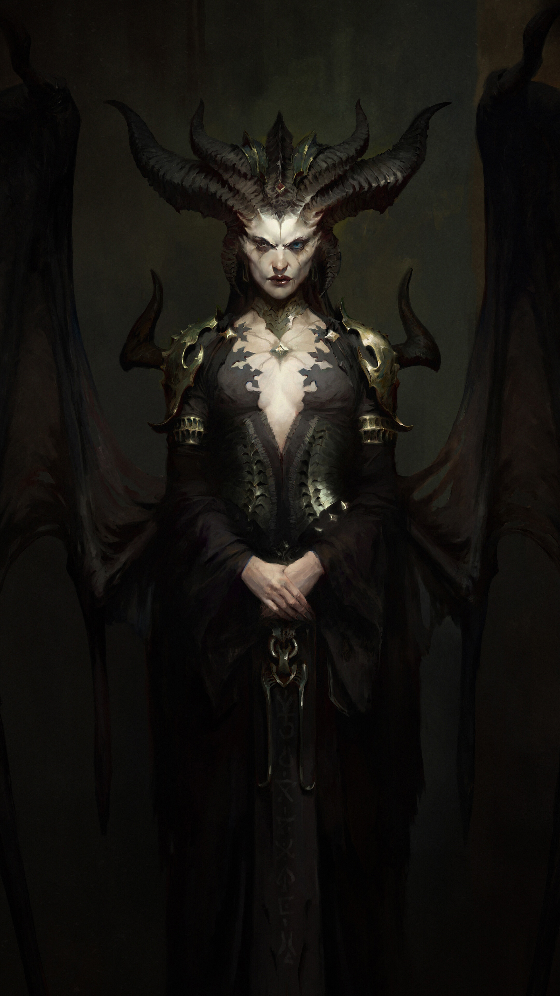 Lilith from Diablo 4 HD Phone Wallpaper