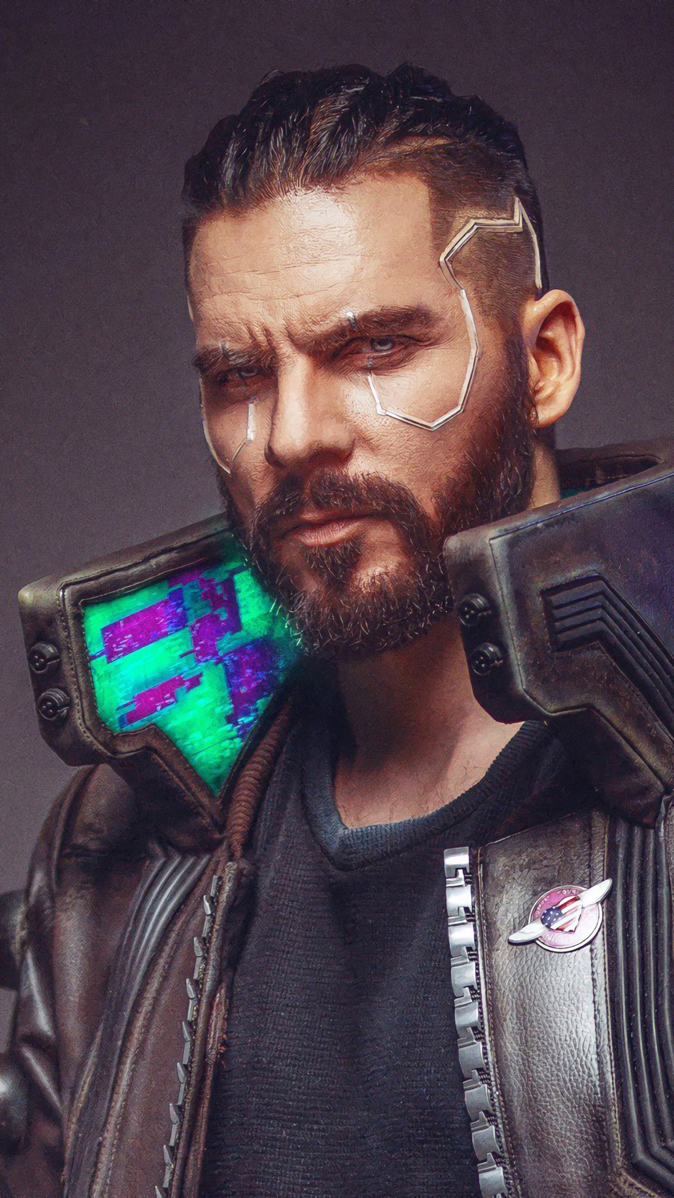 V from Cyberpunk 2077 in 4K HD Phone Wallpaper