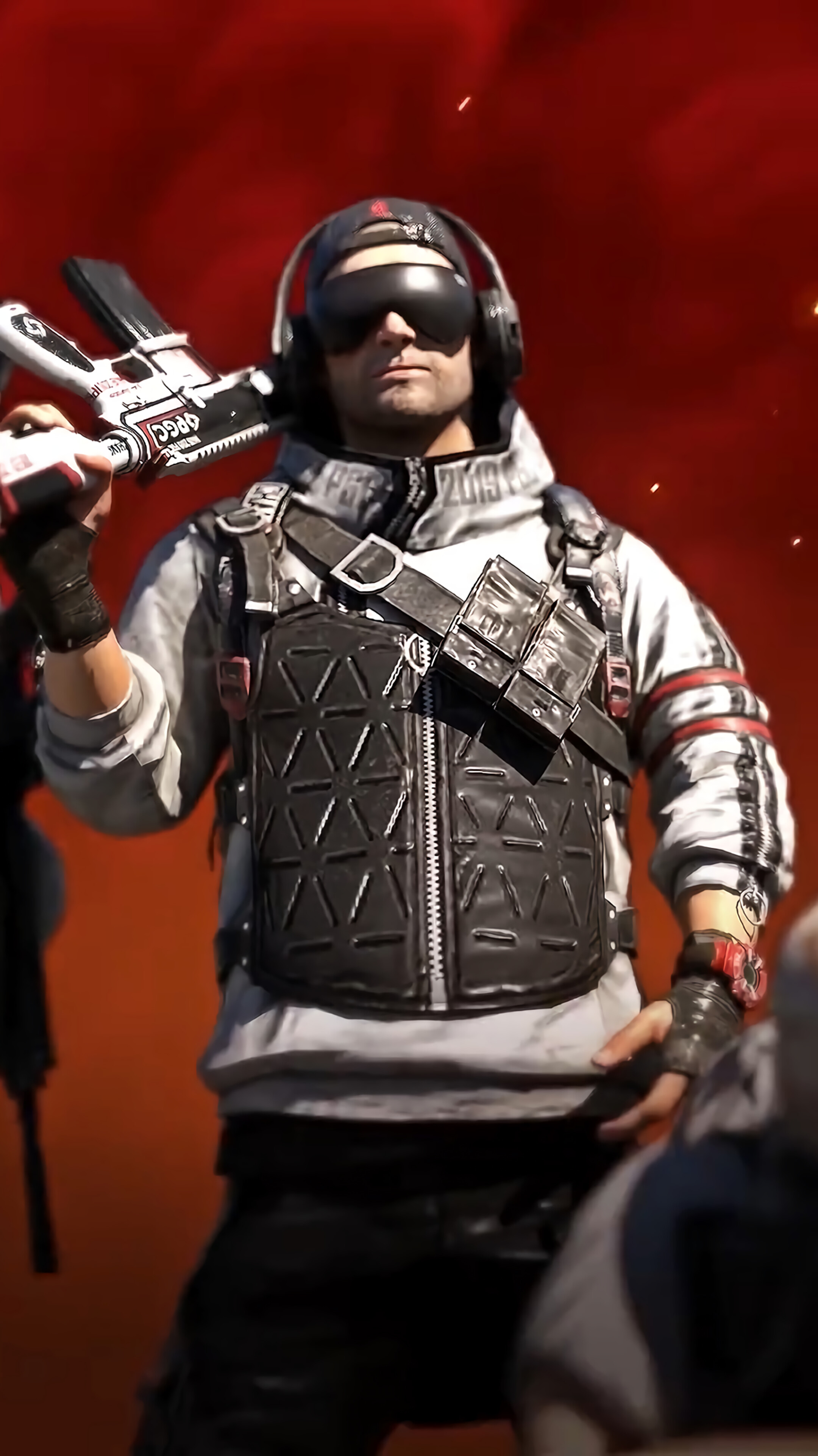 PUBG Global Championship 2019 character with gun HD Phone Wallpaper
