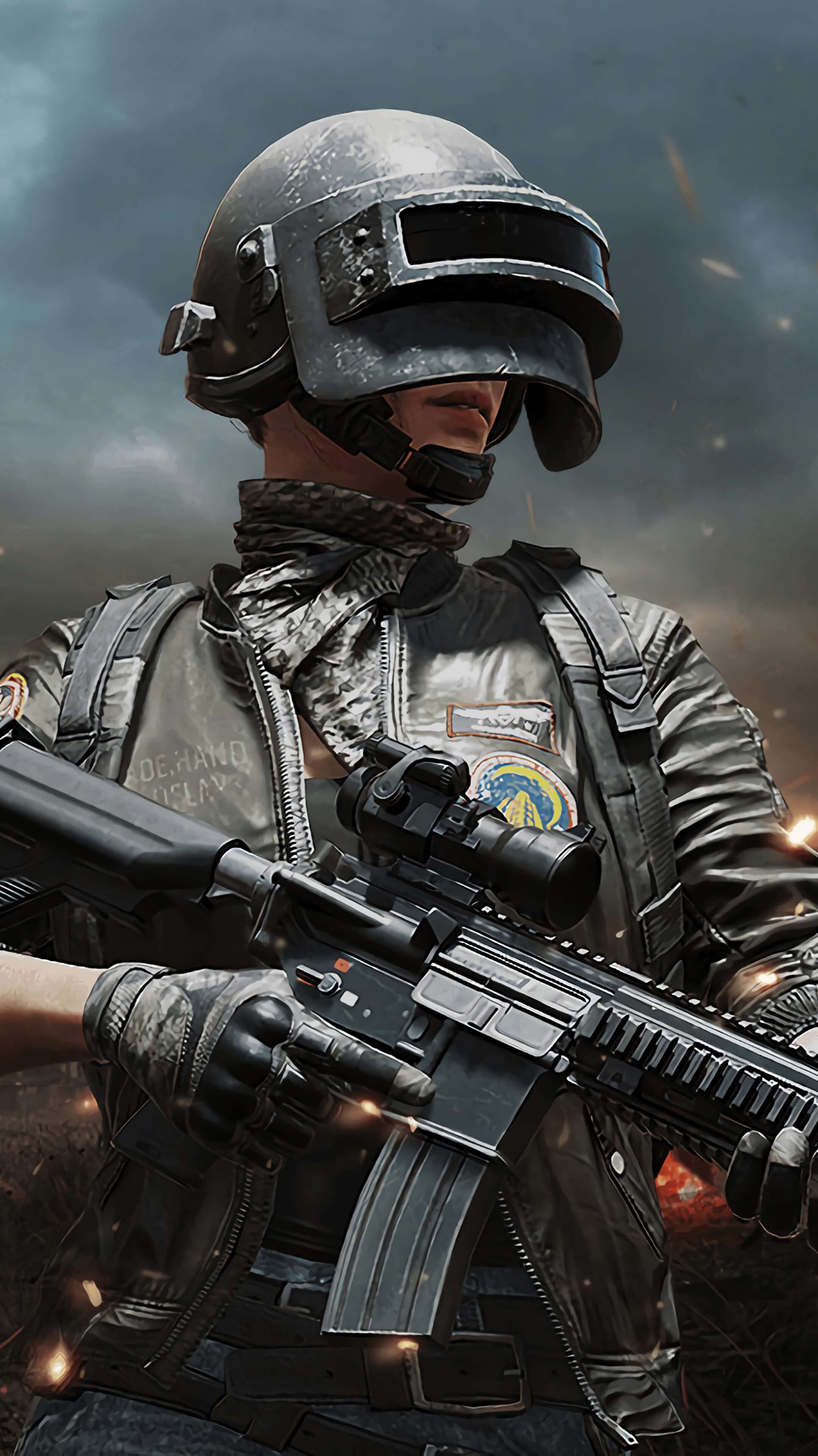 Player from PUBG in 4K HD Phone Wallpaper