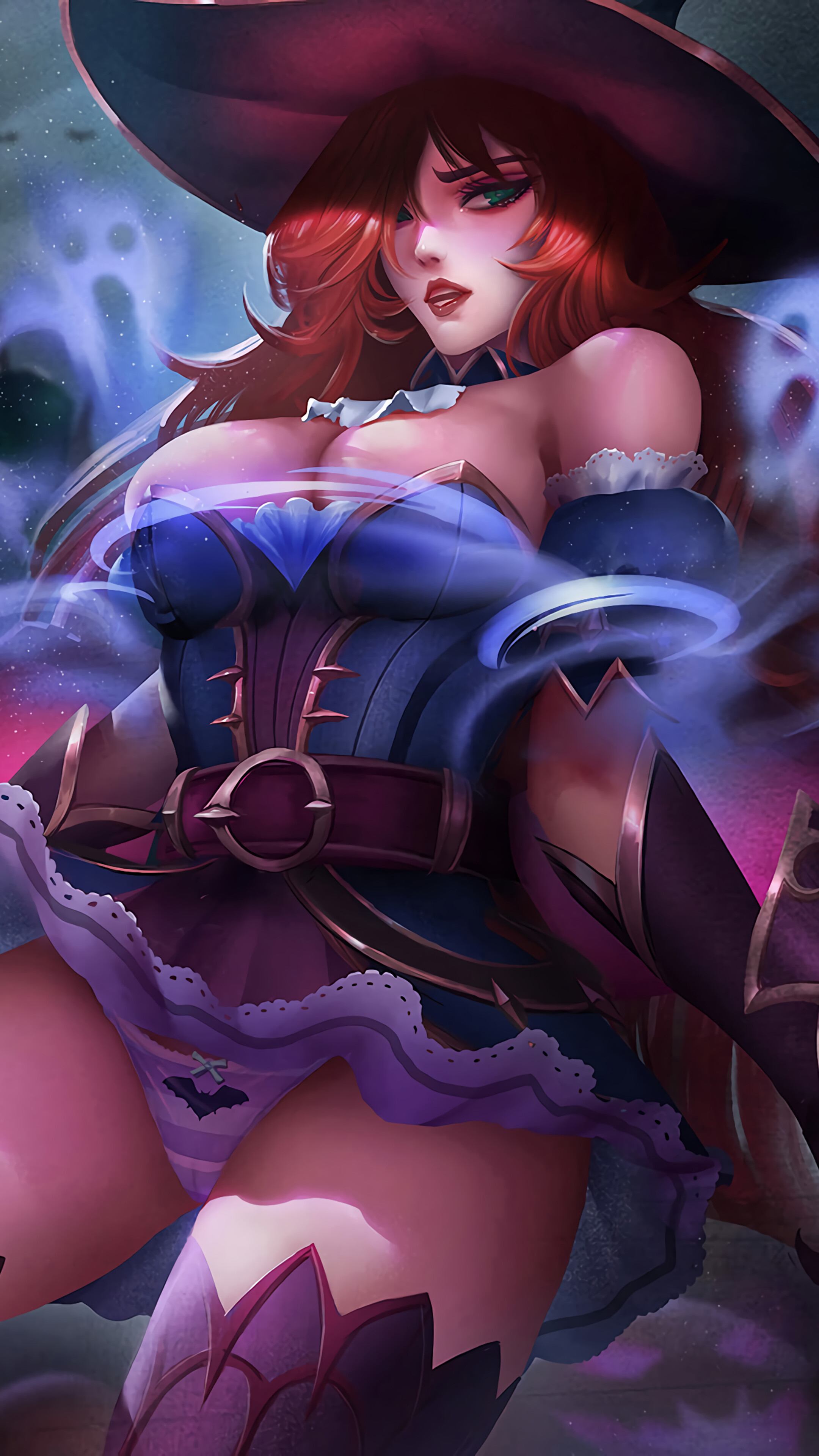 Miss Fortune, Bewitching, Art, LoL, 4k HD Phone Wallpaper