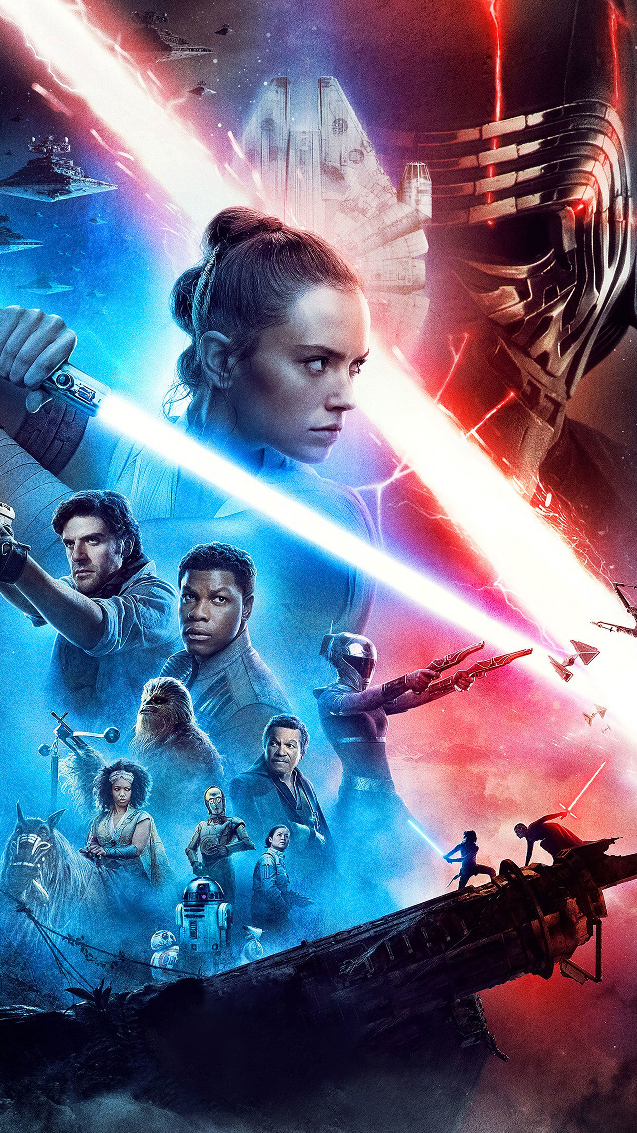 Star Wars The Rise of Skywalker Poster 4K HD Phone Wallpaper