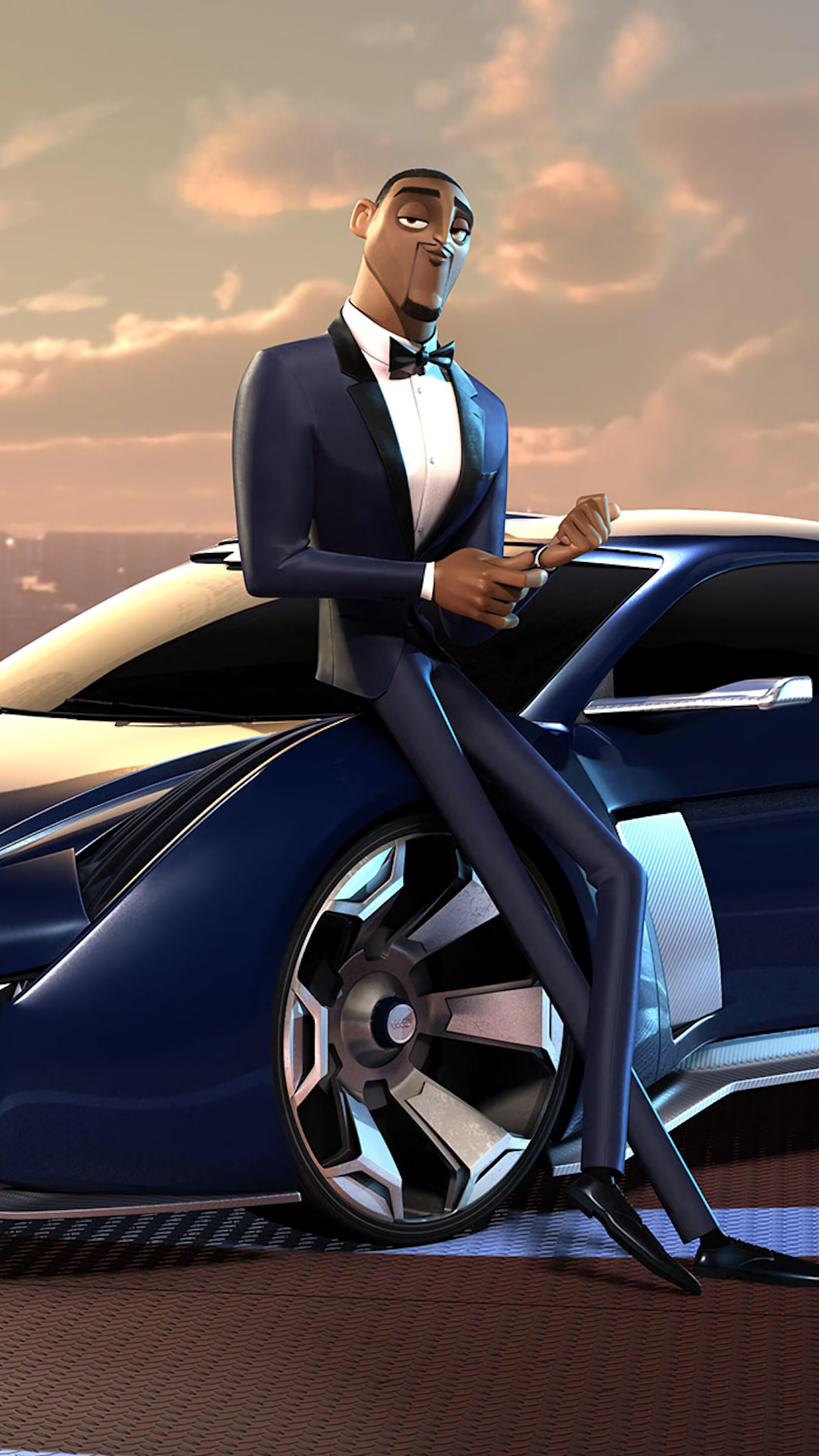 Lance Sterling from Spies in Disguise 4K HD Phone Wallpaper
