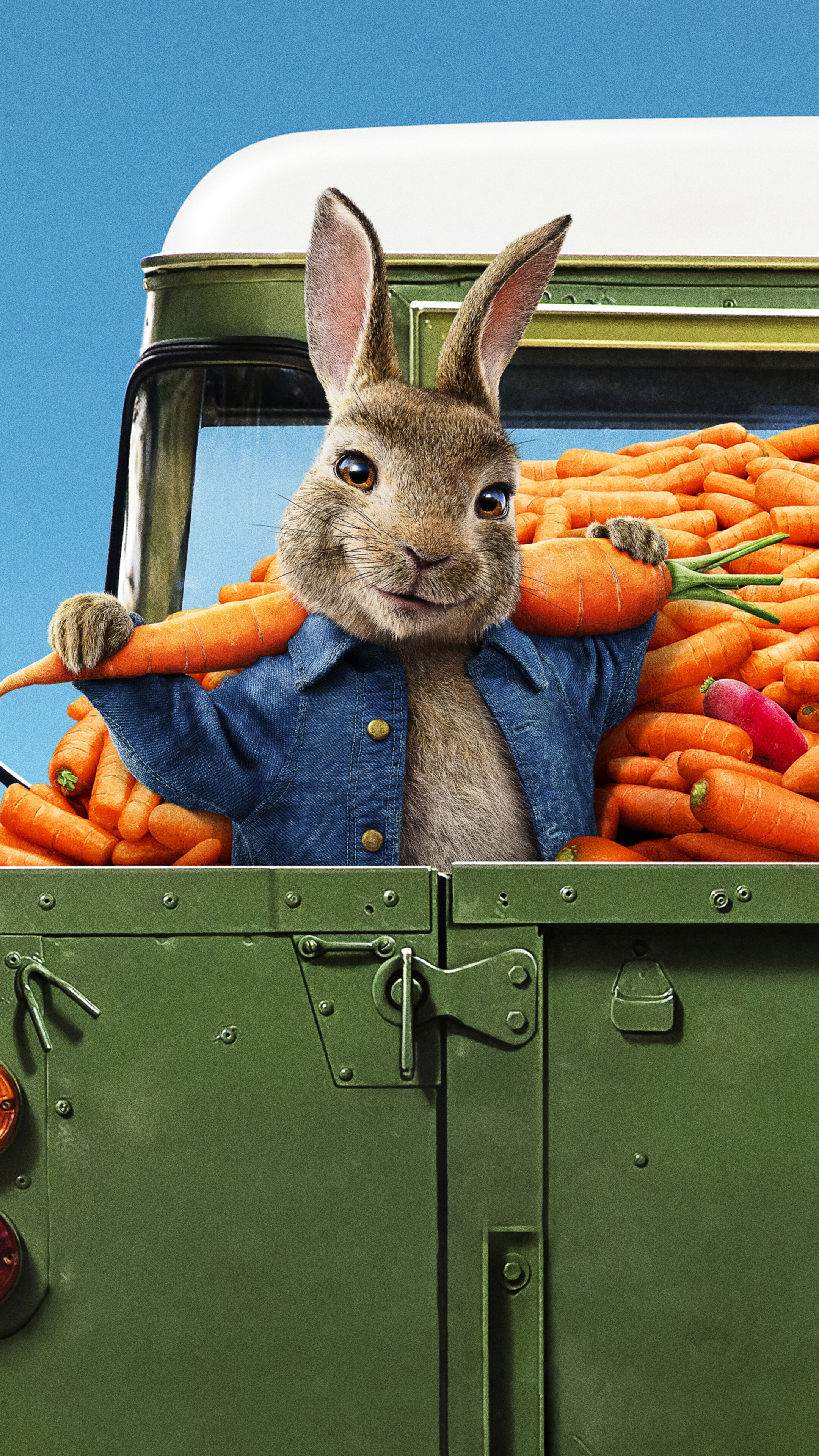 Peter Rabbit from Peter Rabbit 2 The Runaway Movie Poster 4K HD Phone Wallpaper