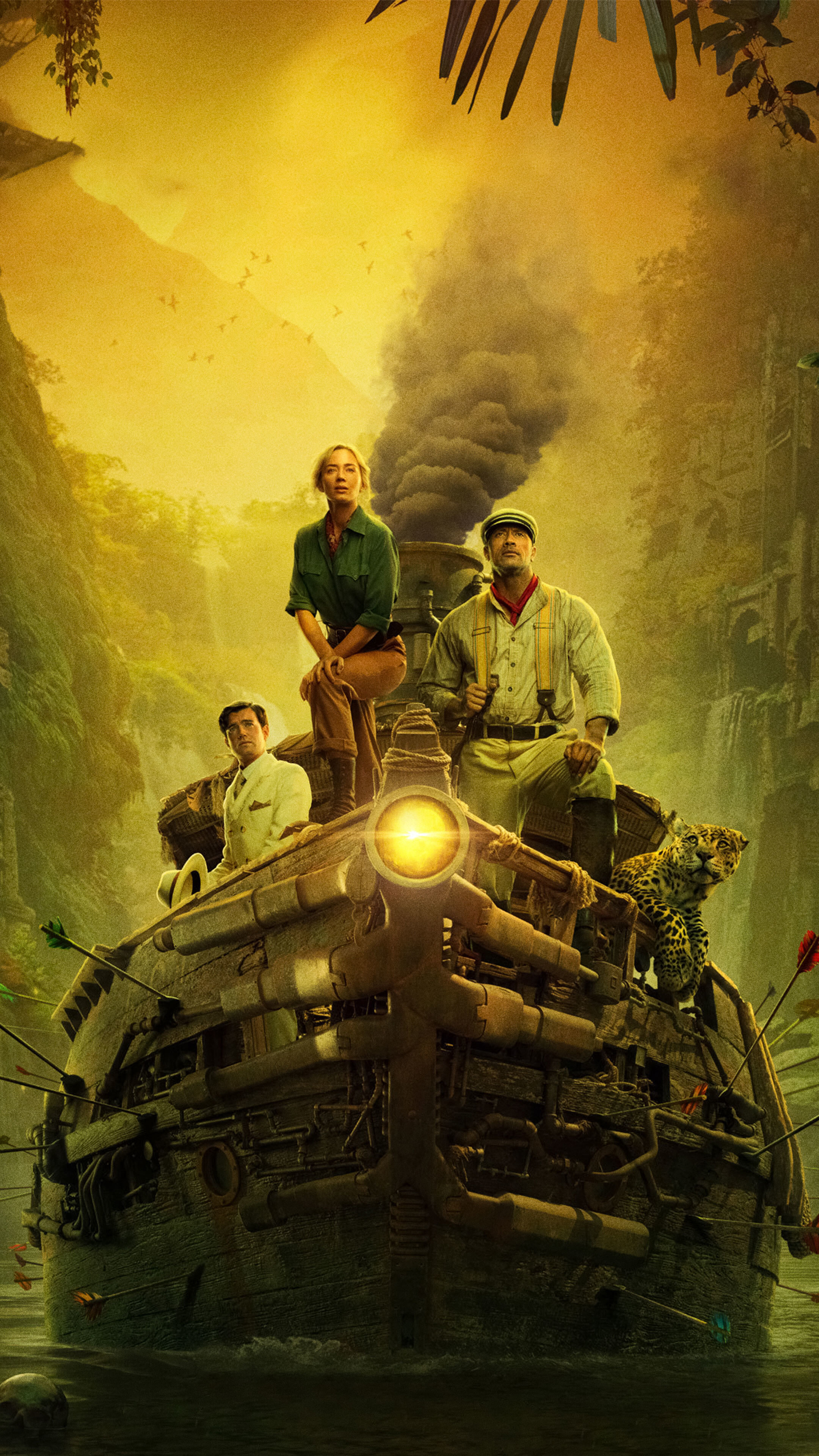 Jungle Cruise Movie Poster 4K HD Phone Wallpaper
