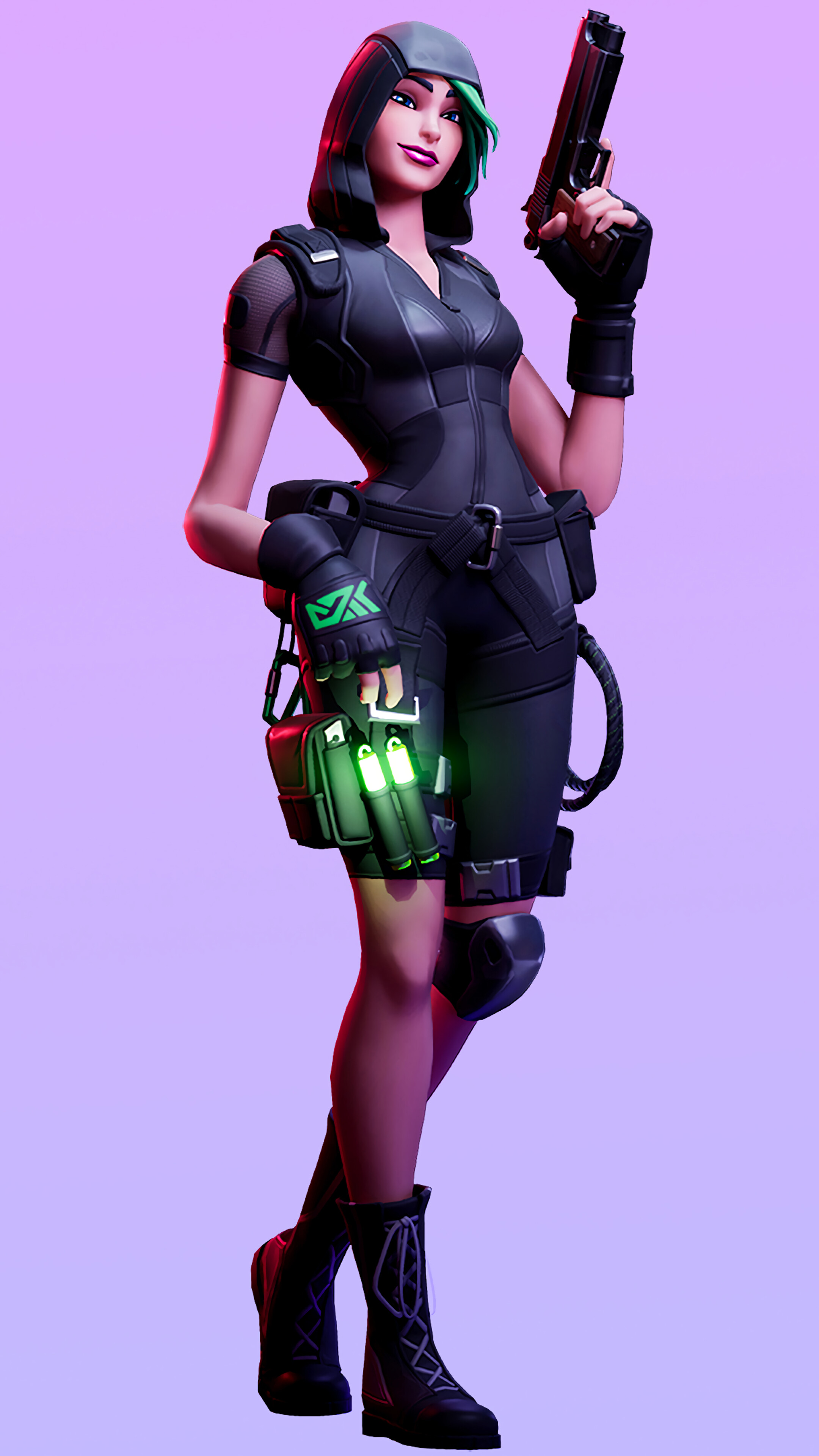 Journey vs Hazard from Fortnite HD Phone Wallpaper