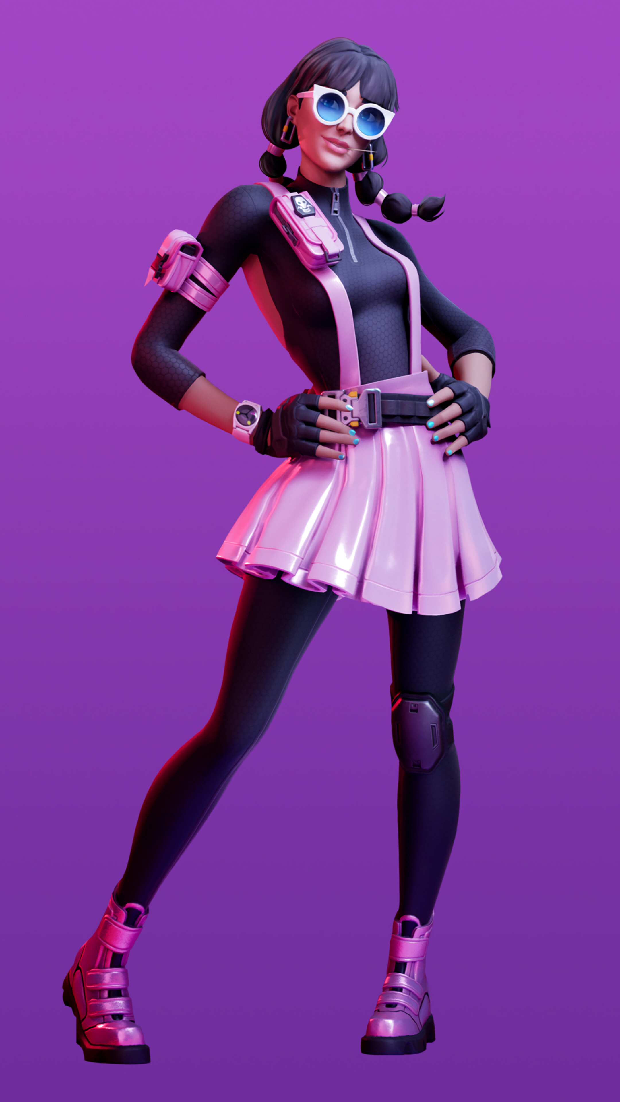 Cameo vs Chic from Fortnite Chapter 2 Season 1 4K HD Phone Wallpaper