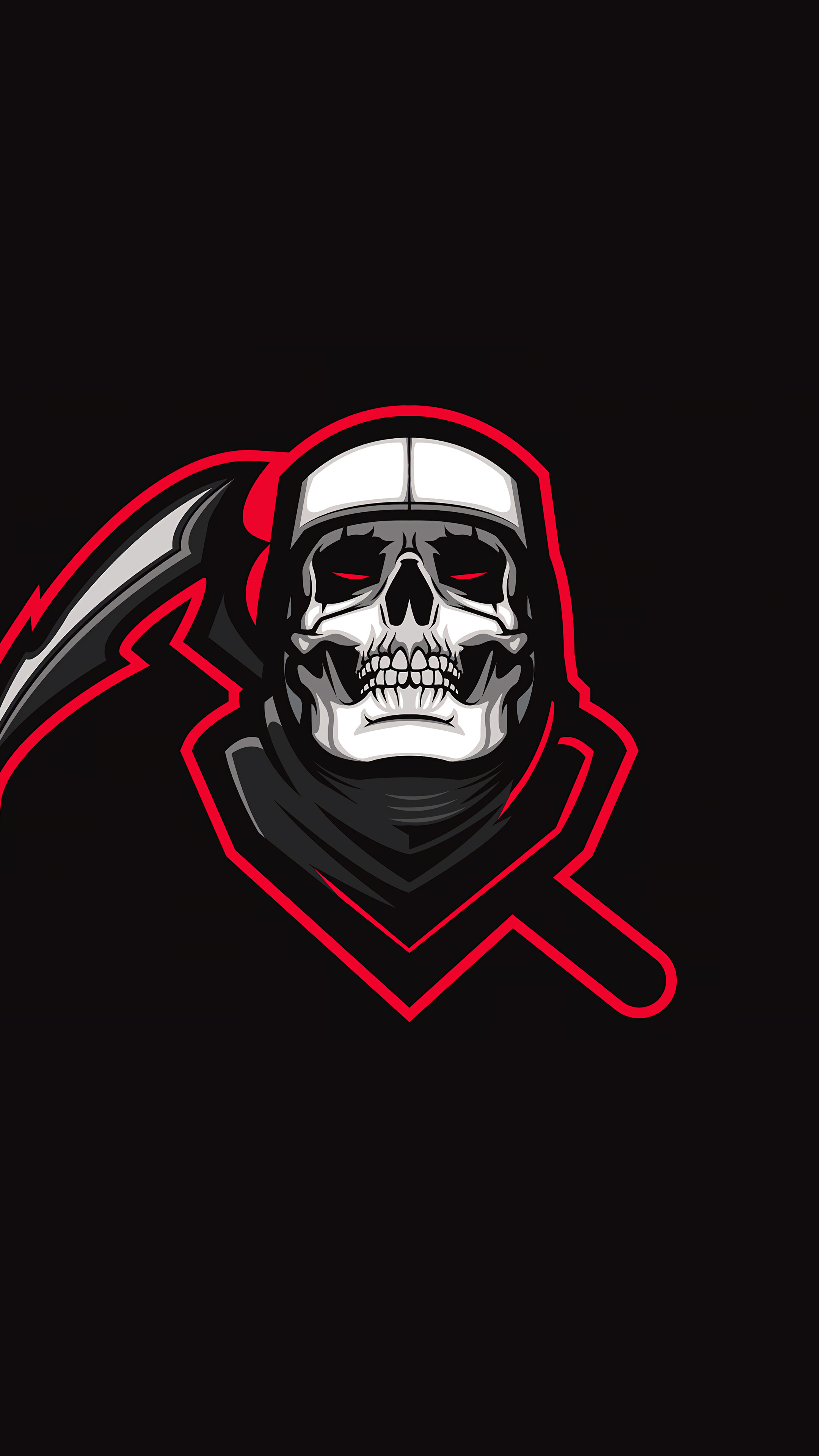Skull Reaper from Fortnite Chapter 2 4K HD Phone Wallpaper
