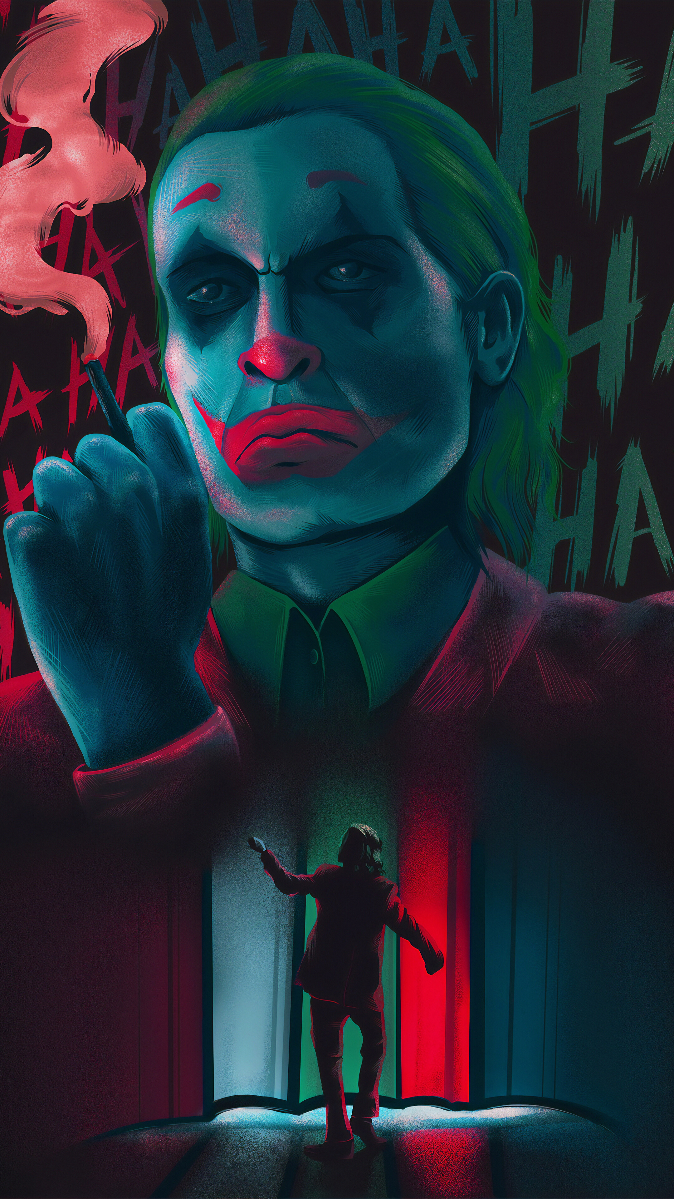 Joker from Joker 4K HD Phone Wallpaper