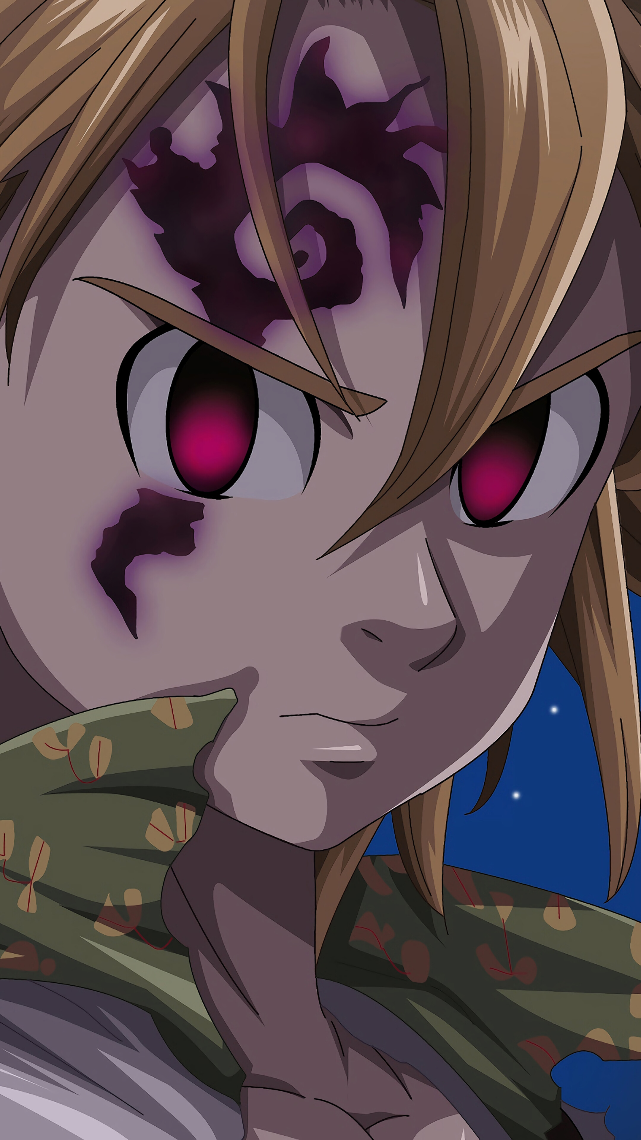 Meliodas from The Seven Deadly Sins with Demon Mark 4K HD Phone Wallpaper