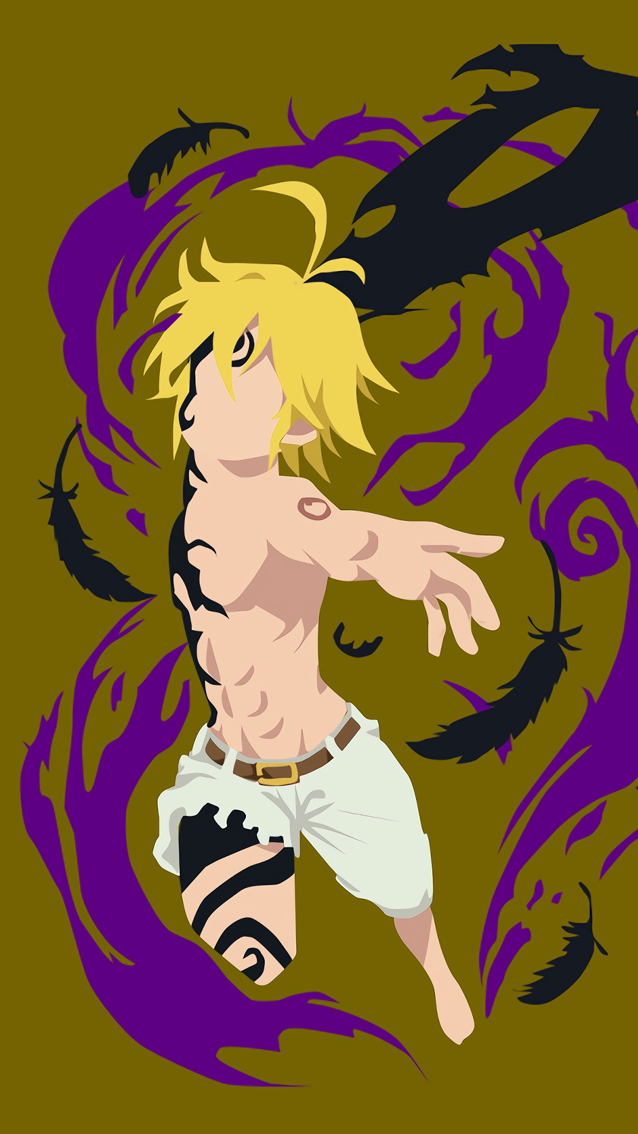 Meliodas from The Seven Deadly Sins 4K HD Phone Wallpaper
