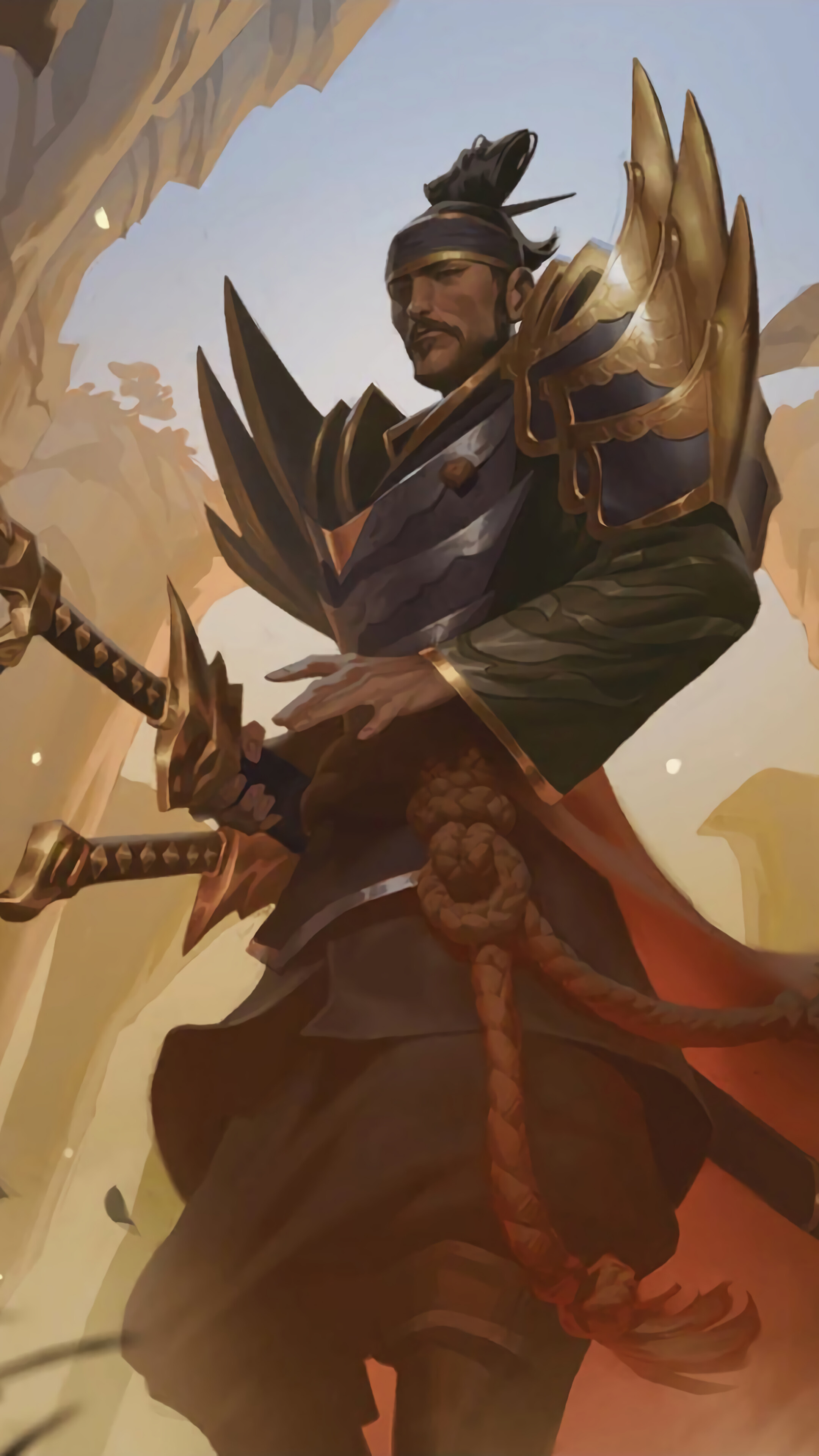 Yone Windchaser from Legends of Runeterra 4K HD Phone Wallpaper