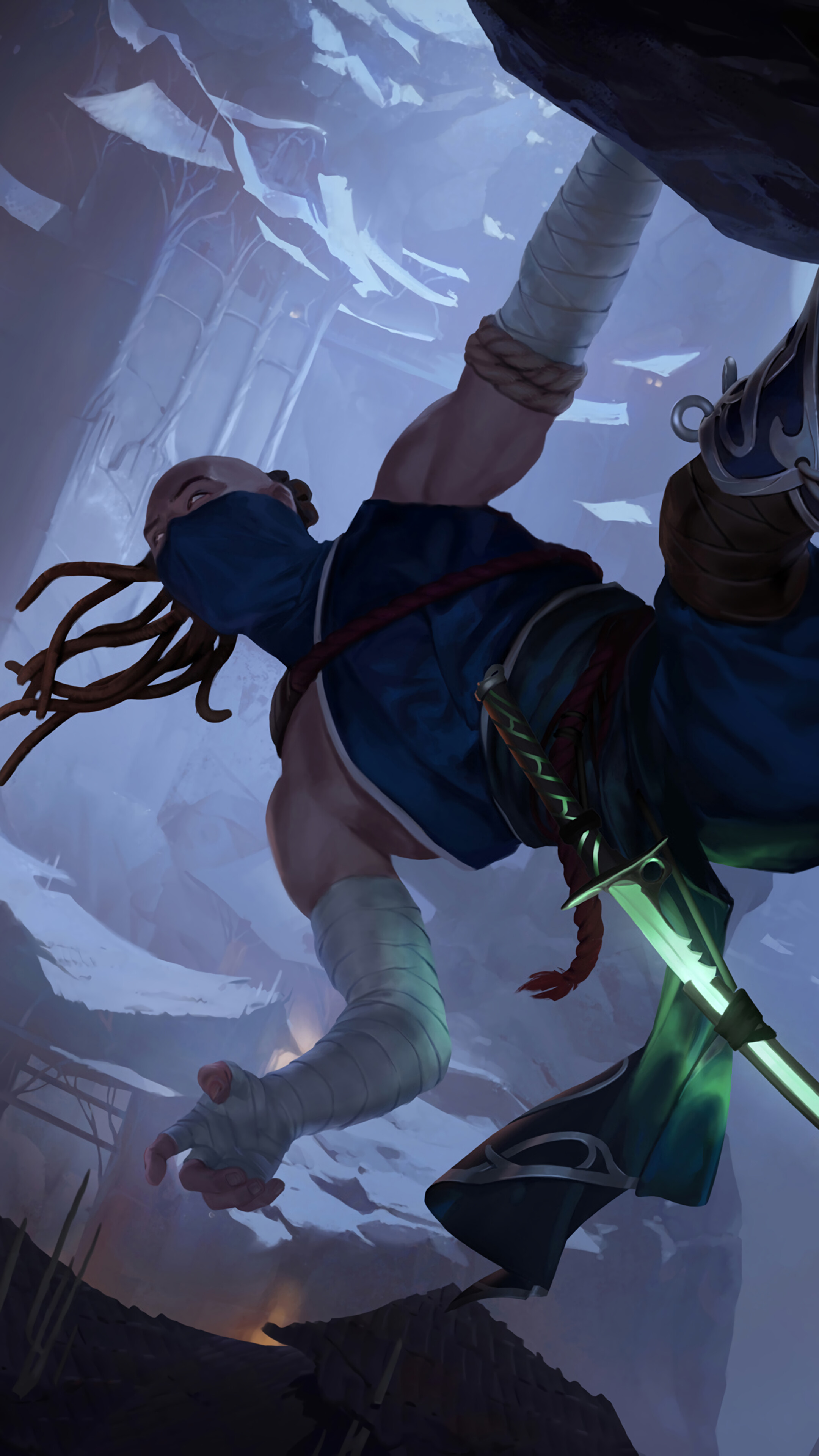 Kinkou Lifeblade from Legends of Runeterra 4K HD Phone Wallpaper