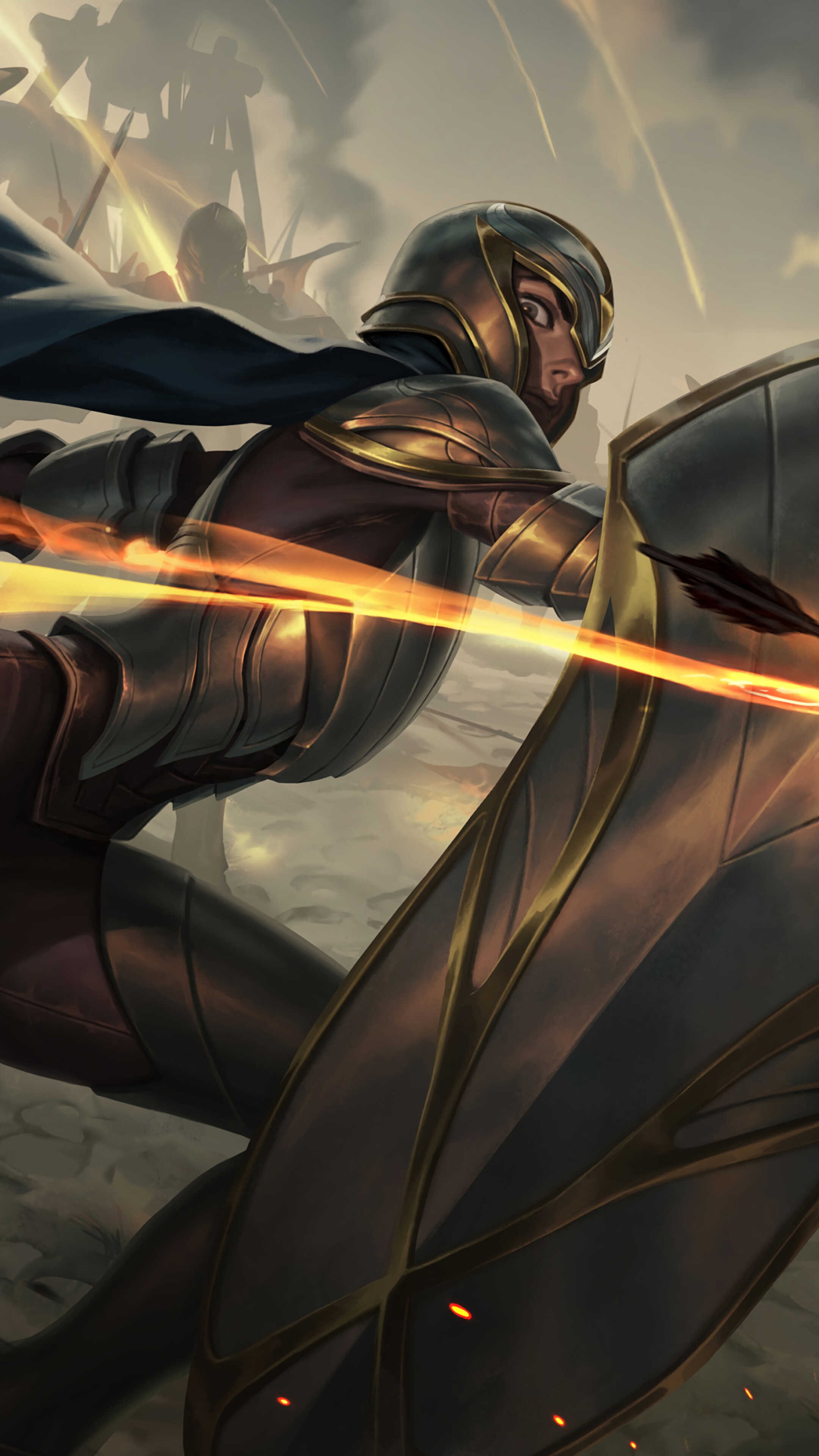 Brightsteel Protector from Legends of Runeterra 4K HD Phone Wallpaper