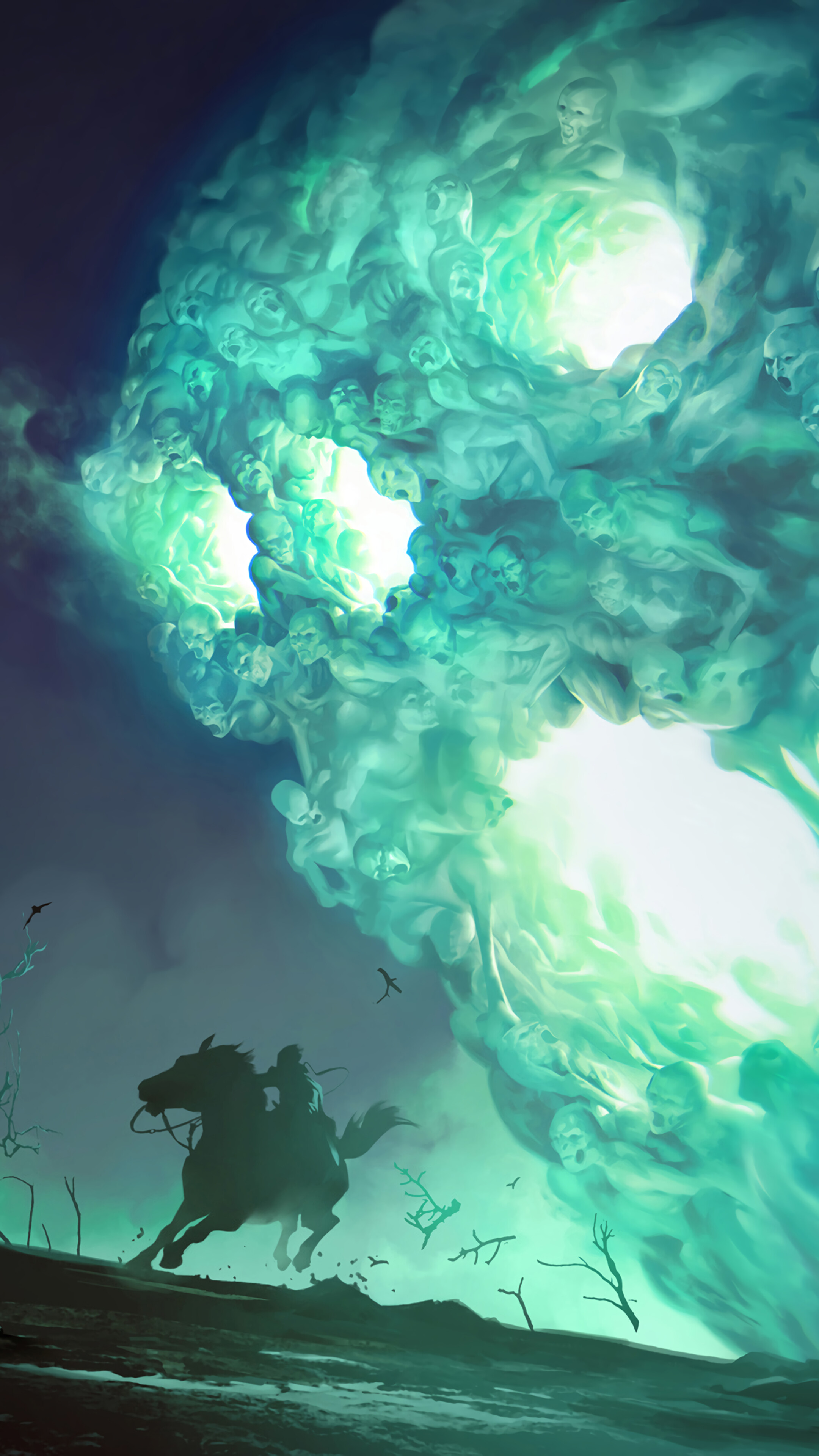 Mistwraith from Legends of Runeterra 4K HD Phone Wallpaper