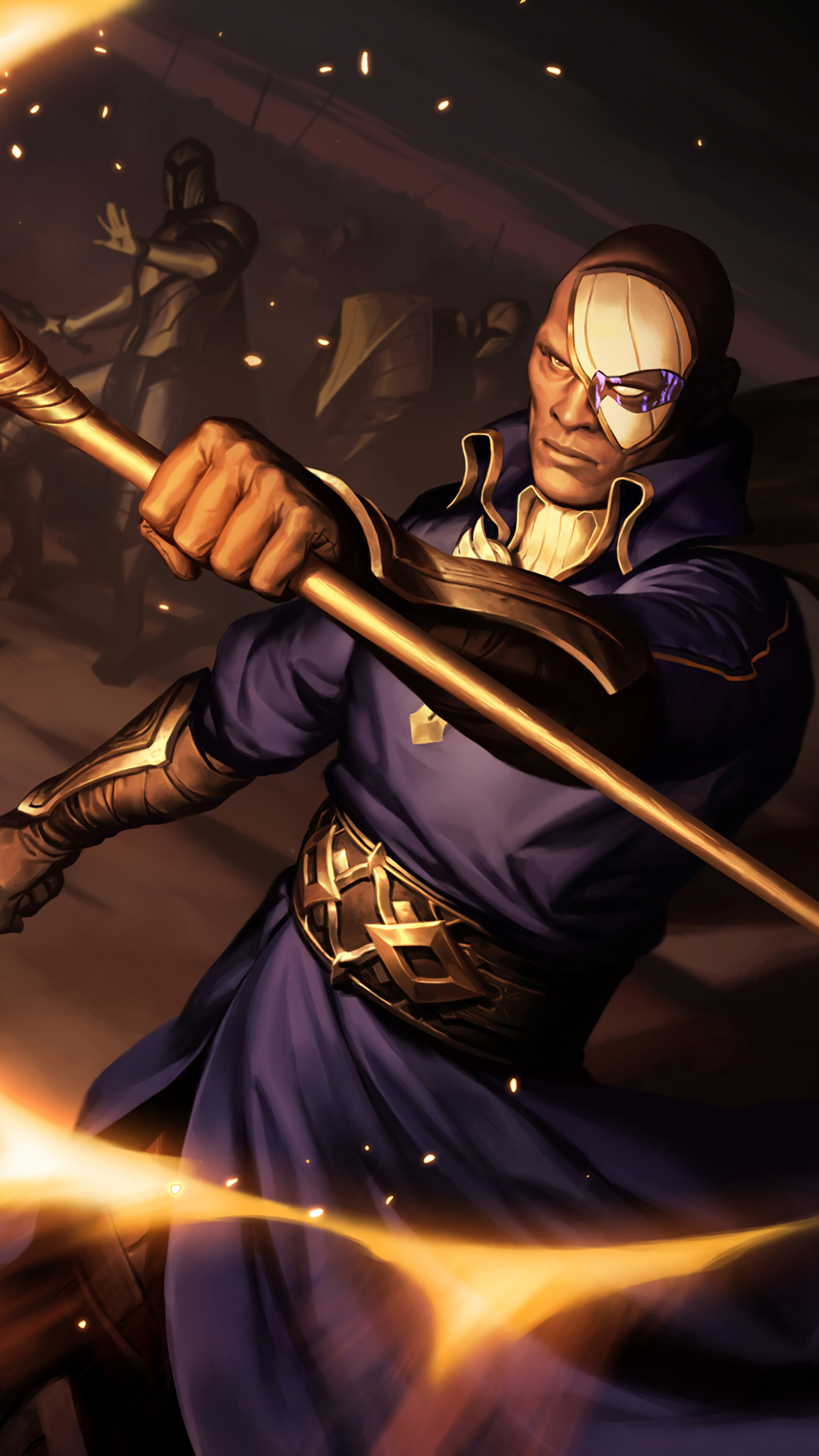 Mageseeker Inciter from Legends of Runeterra 4K HD Phone Wallpaper