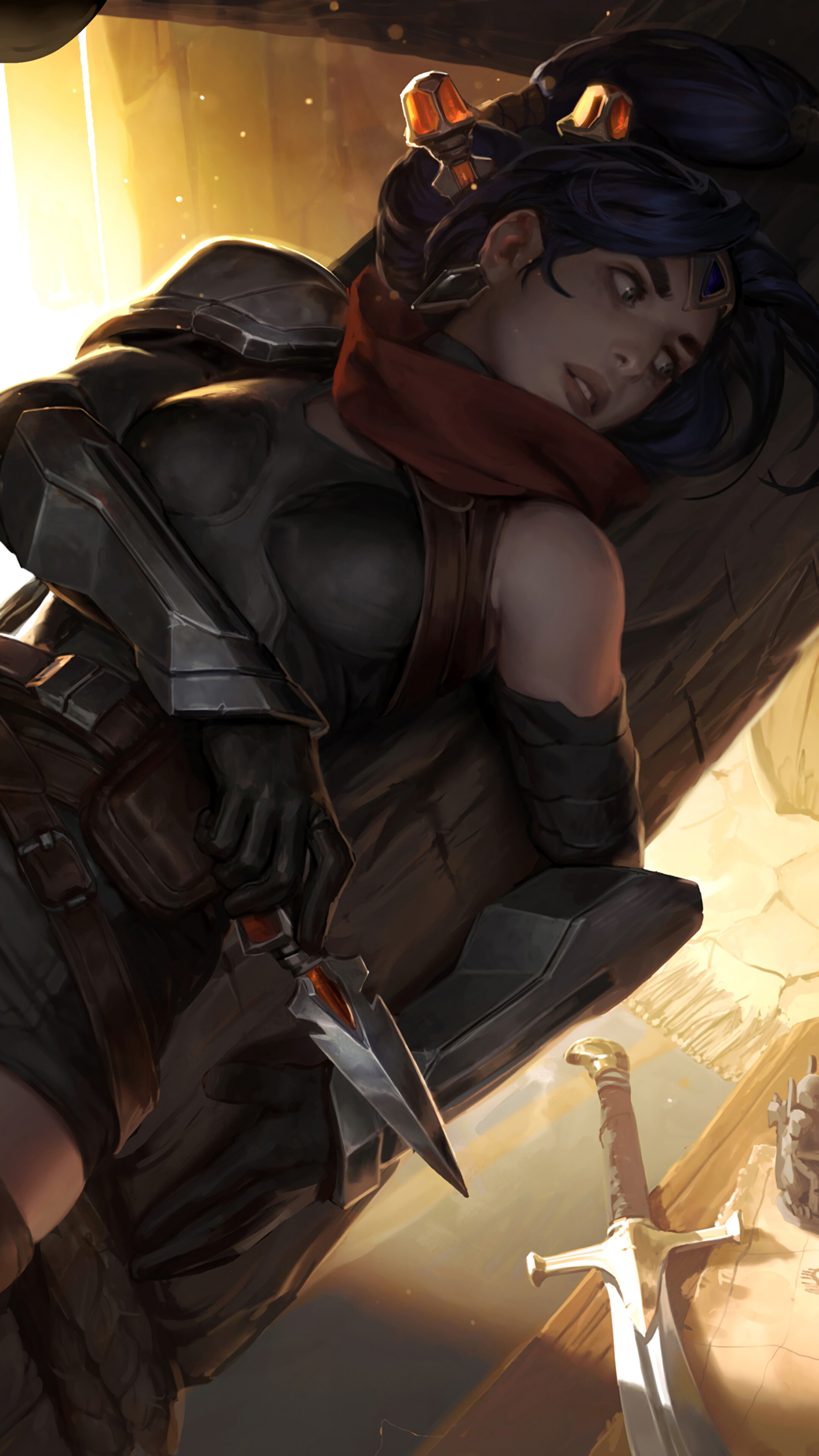 Legion Saboteur from Legends of Runeterra 4K HD Phone Wallpaper