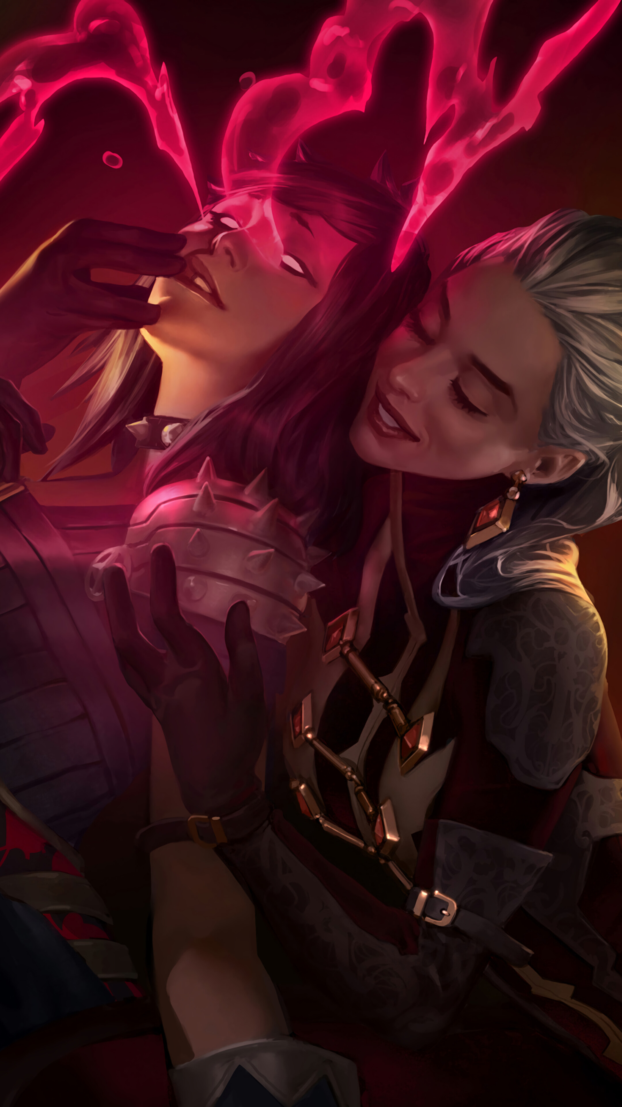 Crimson Aristocrat from Legends of Runeterra 4K HD Phone Wallpaper